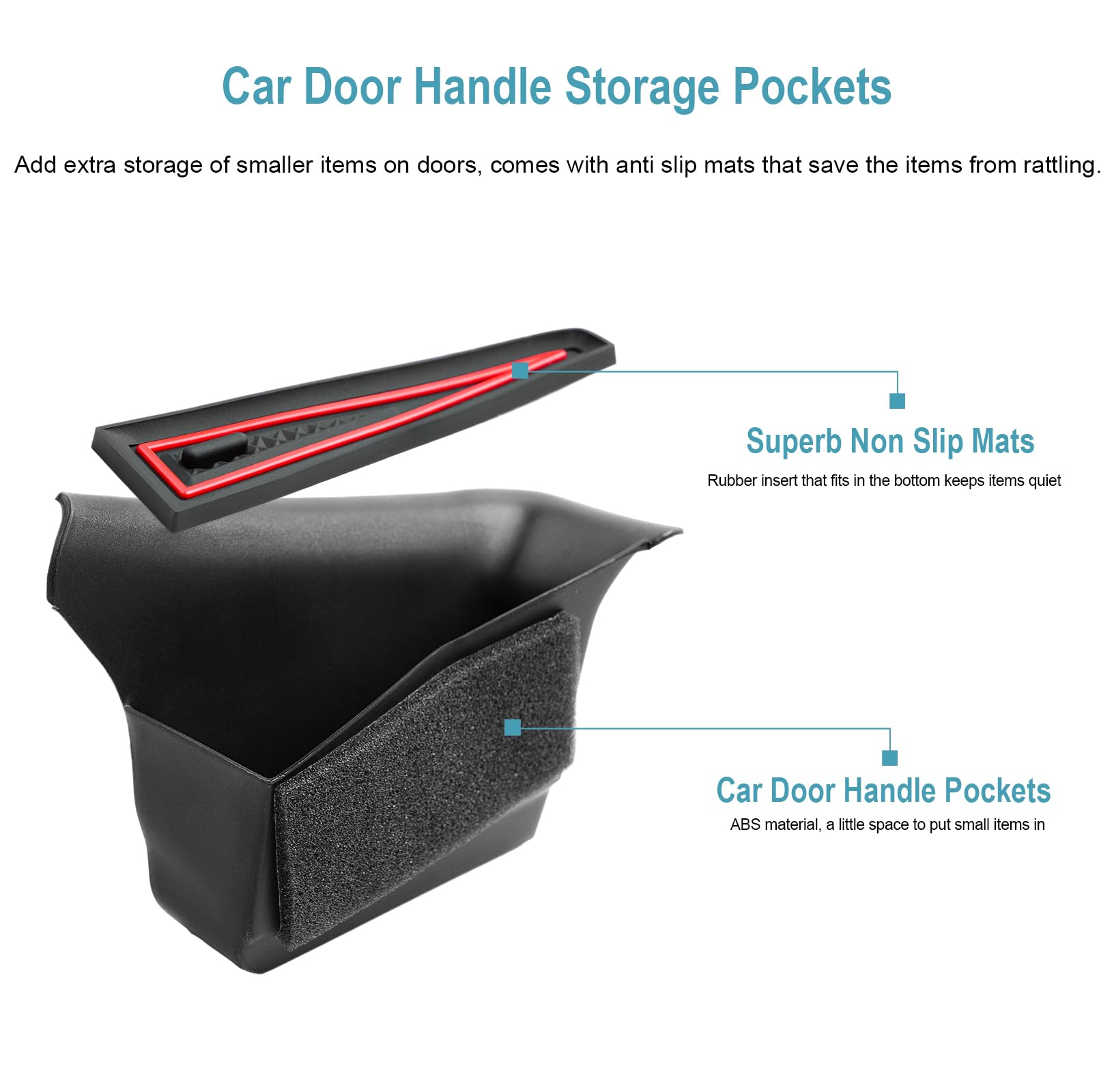 CDEFG 2023 2024 2025 CX-50 Center Console Side Storage Box Handle Pocket Trash Container for 2023 2024 2025 Mazda CX-50 Console
