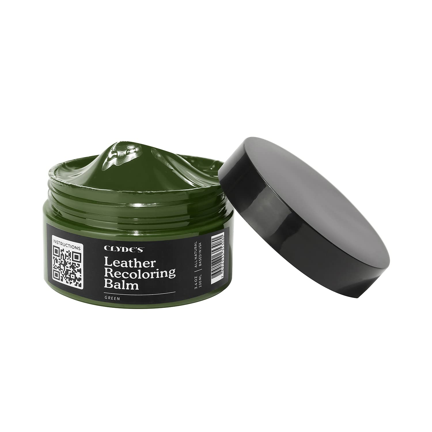 Clyde'S Recoloring Balm | Non-Toxic Material Dye & Restorer For Furniture, Car Seats, & More | 23 Colors (Army Green, 100Ml)