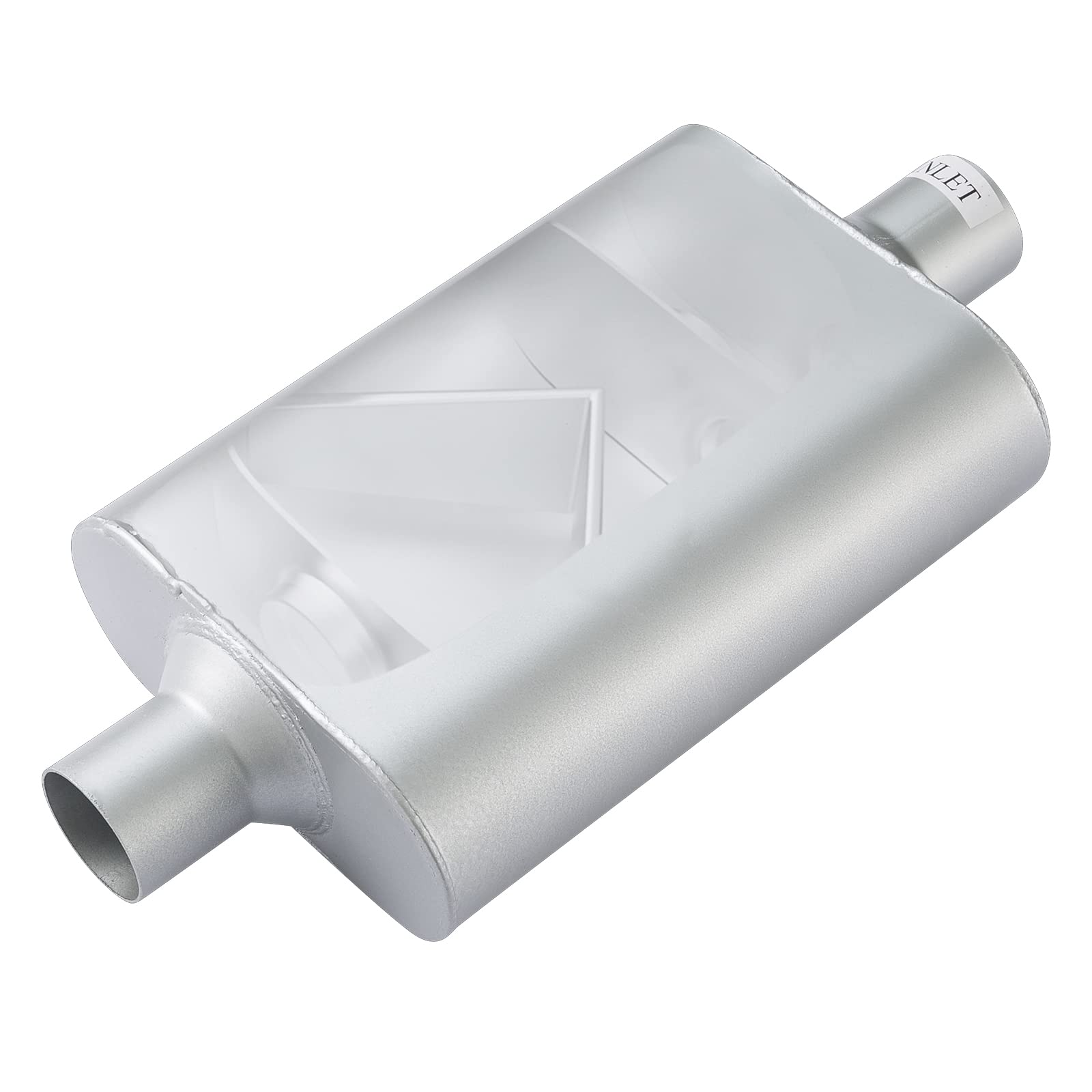 Universal Exhaust Muffler With Aggressive Sound, Anti-Corrosive Muffler, Chamber Performance Mufflers For Cars, Trucks (Center I