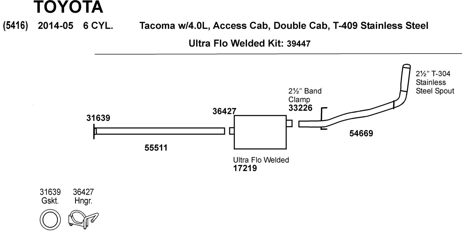 Walker'S Walker 31639 Exhaust Pipe Connector Gasket