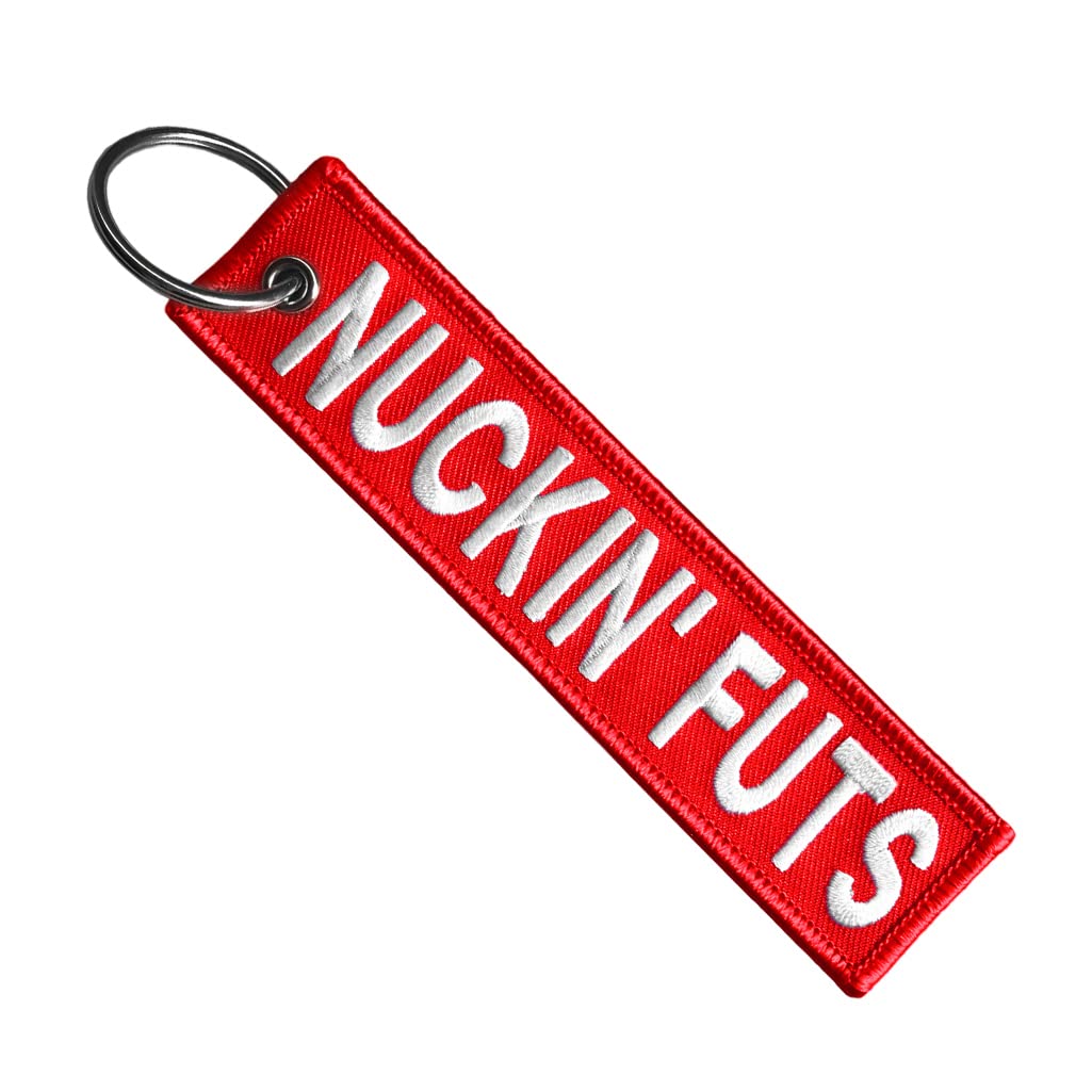 Motoloot Keychain For Motorcycles, Scooters, Cars And Gifts (Nuckin' Futs)