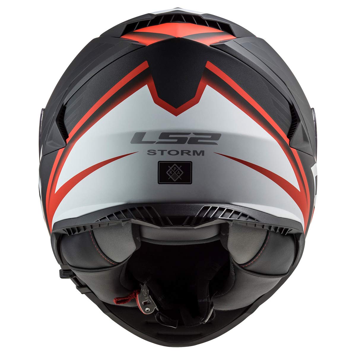 Ls2 Helmets Assault Full Face Motorcycle Helmet W/Sunshield (Nerve Matte Black/Red - X-Small)
