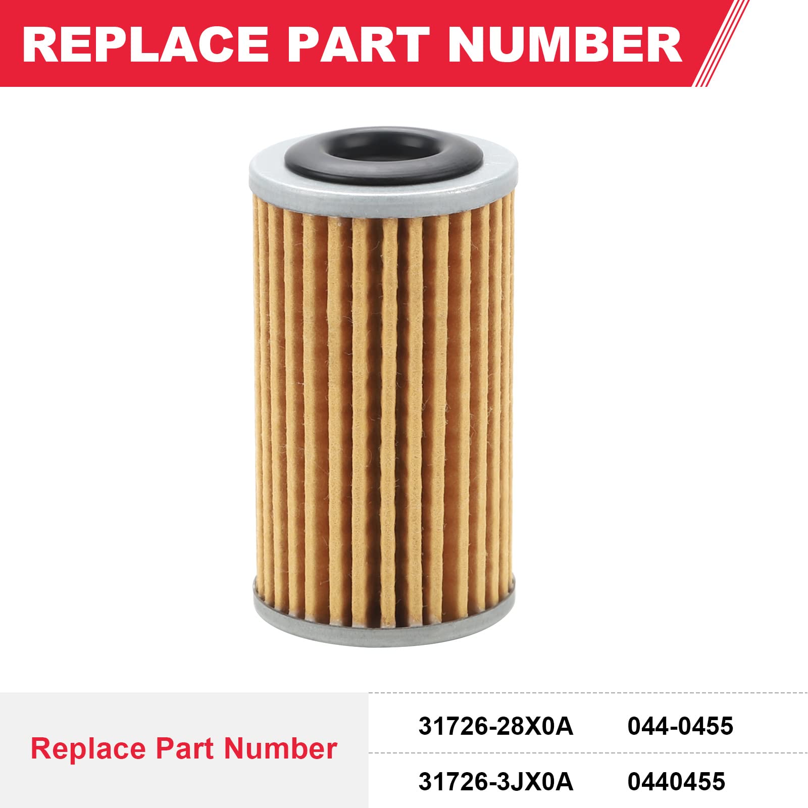 Transmission Oil Filter 31726-28X0A 31726-3Jx0A Fits For 2013-2019 Nissan Altima Maxima Murano Sentra Versa Trans Oil Filter Assy With Gasket & Drain Plug Washer