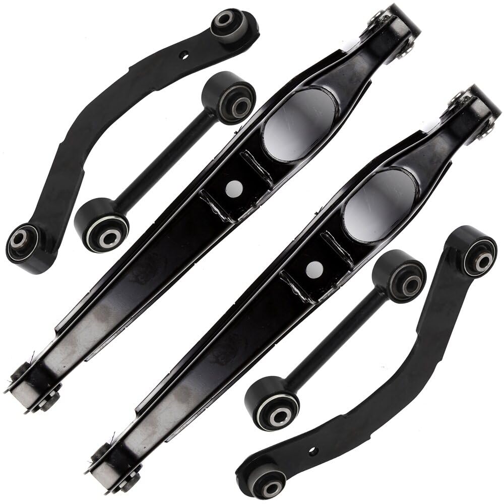 Scitoo 6Pcs Suspension Kit Lower Control Arm Upper Control Arm Fit For Dodge Caliber 2007-2012 For Jeep Compass 2007-2017 For Je