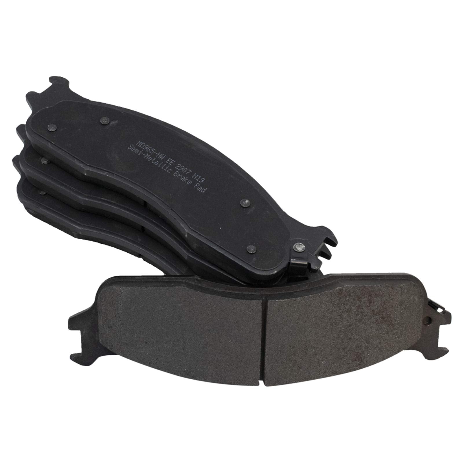 Trq Front Brake Pad & Rotor Kit Brake Pads Brake Rotor Semi-Metallic Compatible With 2006-2008 Dodge Ram 1500 2003-2008 Ram 2500