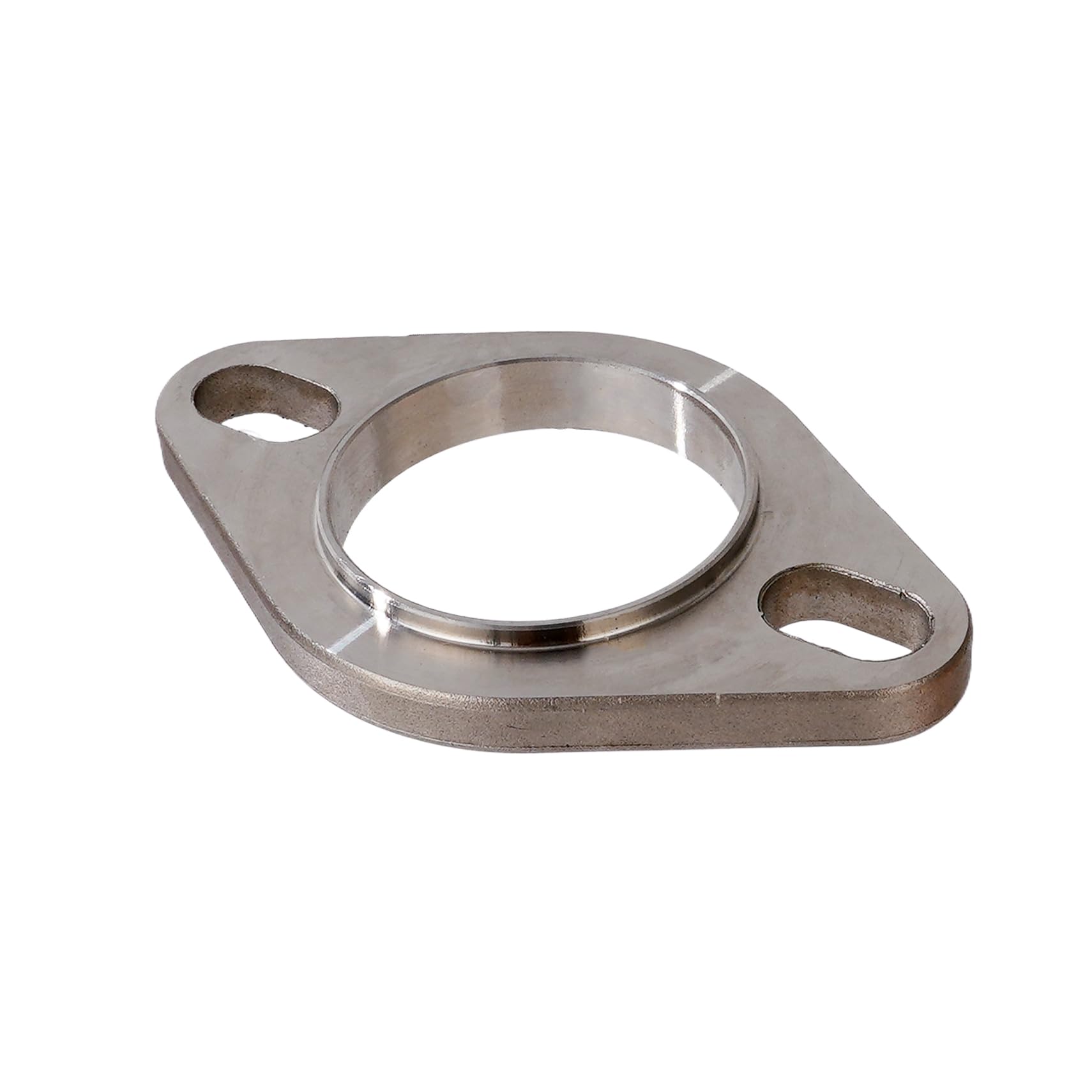 Rwraps 2 Inch 2 Bolt Exhaust Flange and Gasket,Stainless Steel Exhaust Flange with Flange Bolts and Nuts