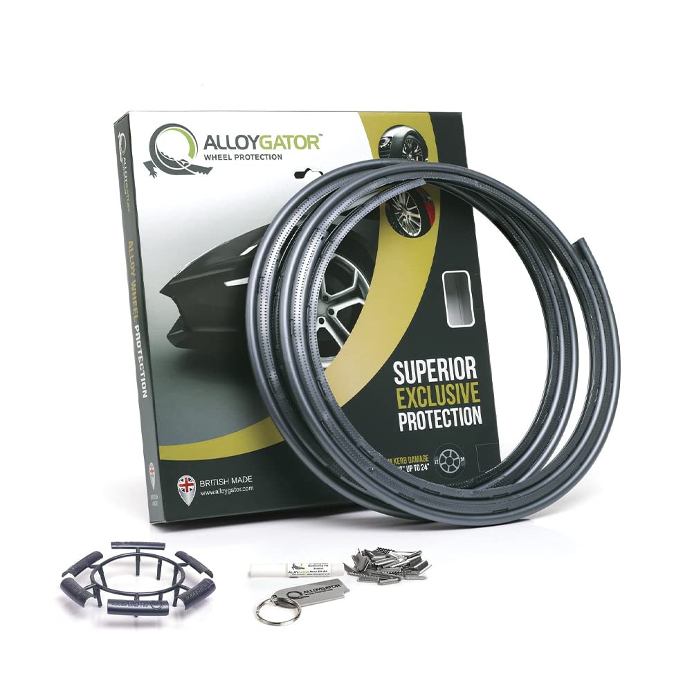 Alloygator Wheel Protectors K4Grphexc, Graphite 24 Inch (4-Pack)