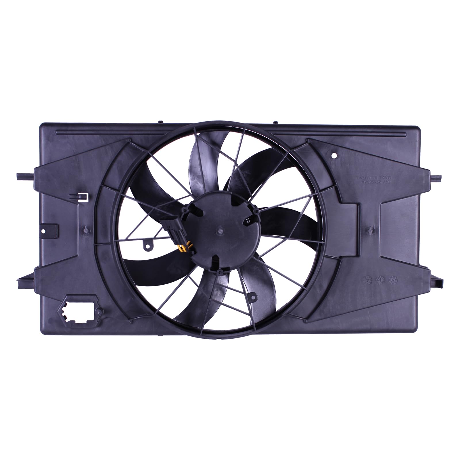 TYG Upgraded Cooling Fan Assembly for 2003-2007 Saturn Ion 2.2L/ 2006-2007 2.4L | Racing-Level OE Replacement Engine Radiator fo