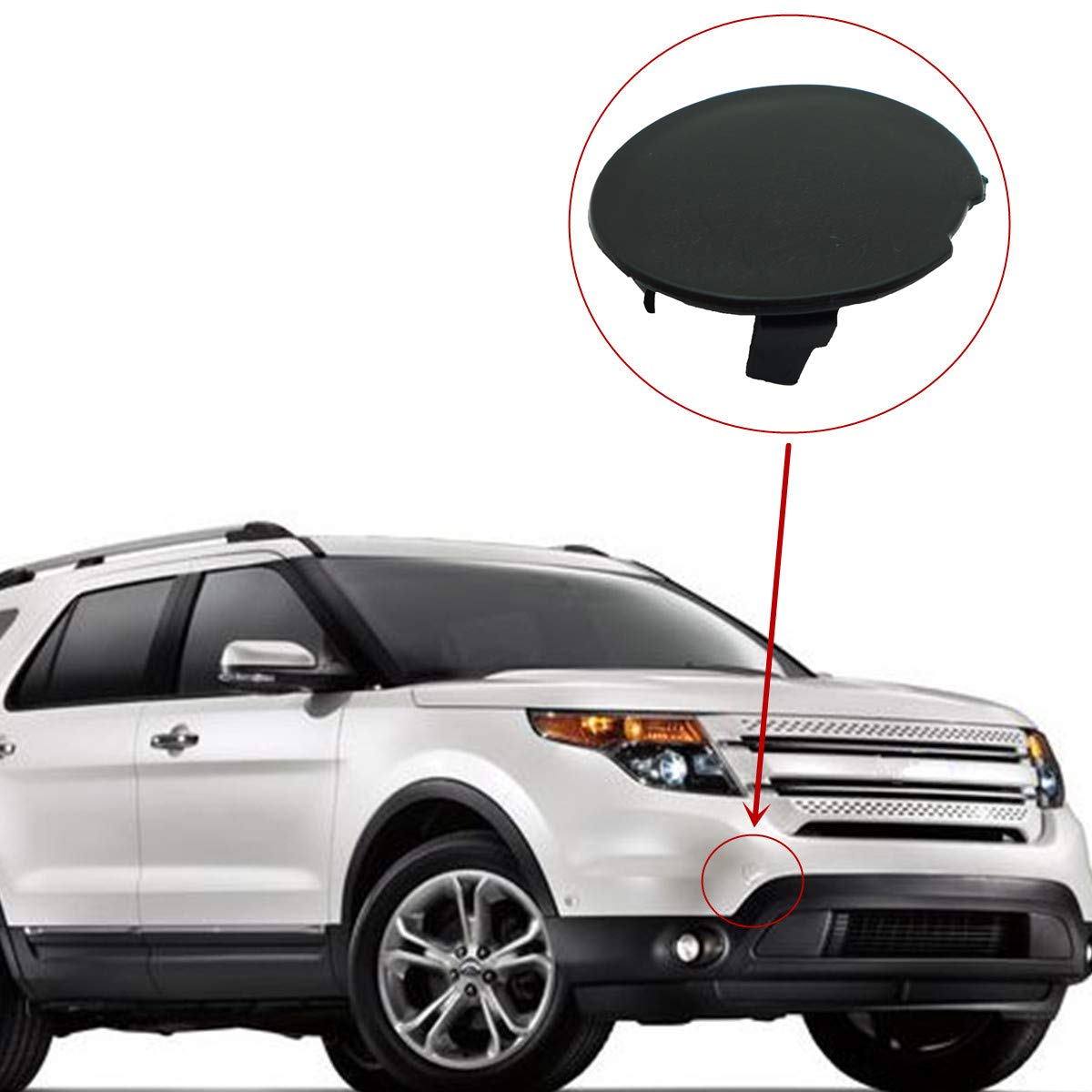 Ford Genuine Bb5Z-17A900-Aptm Bumper Cover