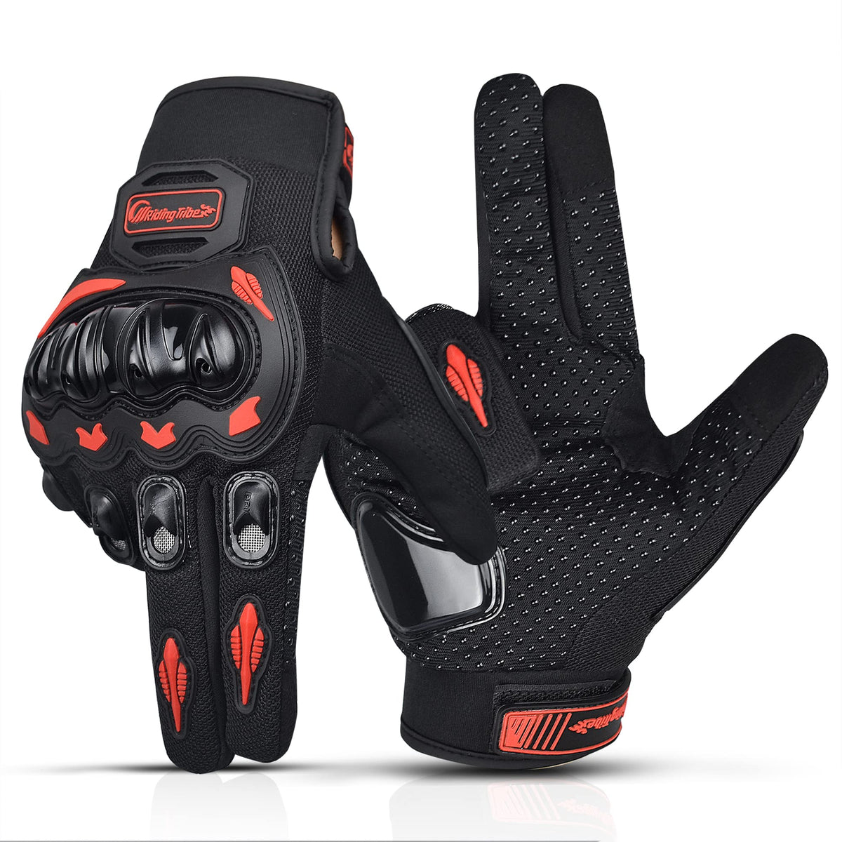 Elcyco Motorcycle Gloves For Women Summer Motorbike Riding Gloves Touchscreen Full Finger Dirt Bikd Gloves For Road Racing, Cycling, Climbing Motocross(Xl)