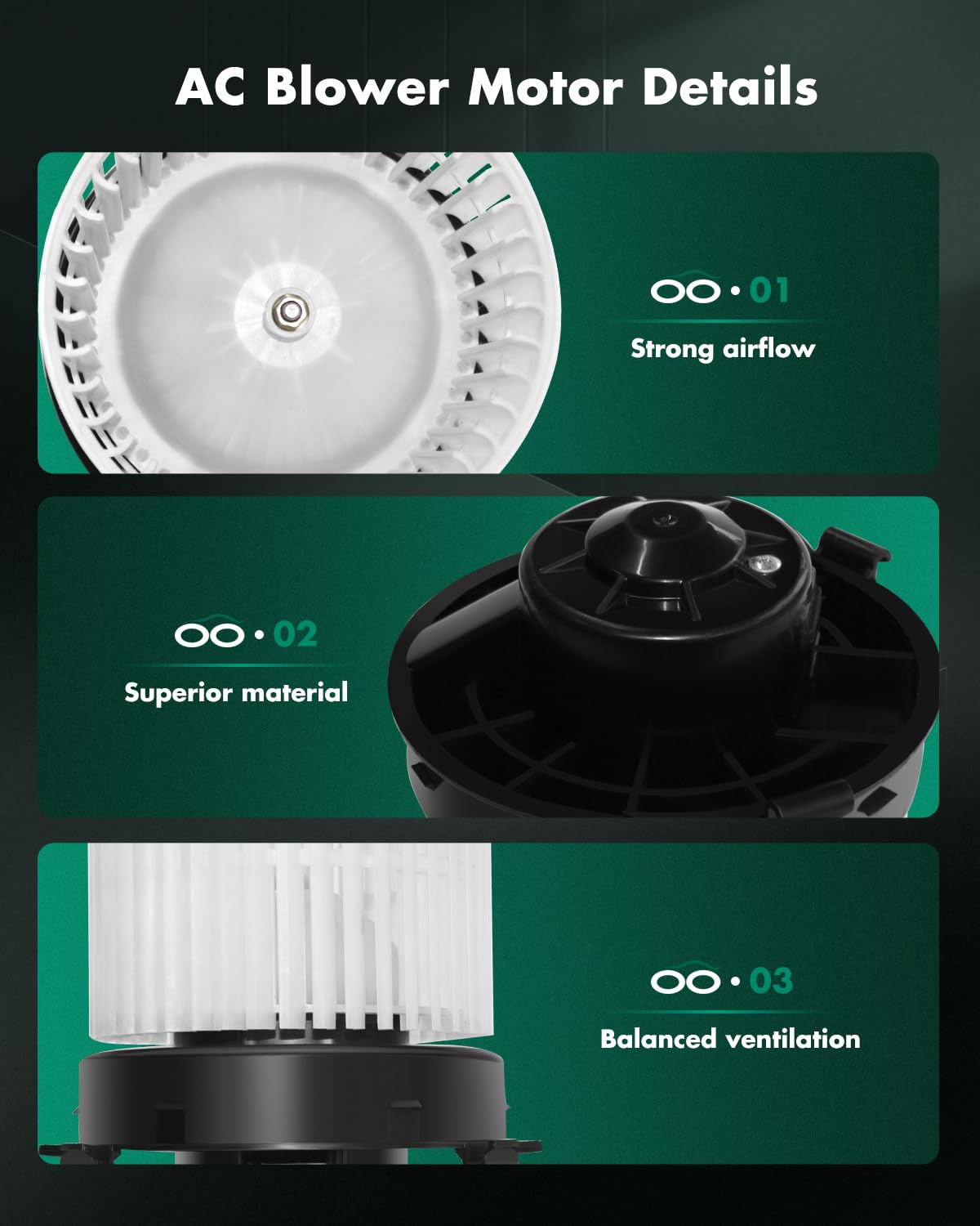 Scitoo 700285 Front Hvac Blower Motor With Fan Cage For Nissan For Nv200 L4 2.0L 2013 2014 2015 2016 2017 2018 2019 2020 2021