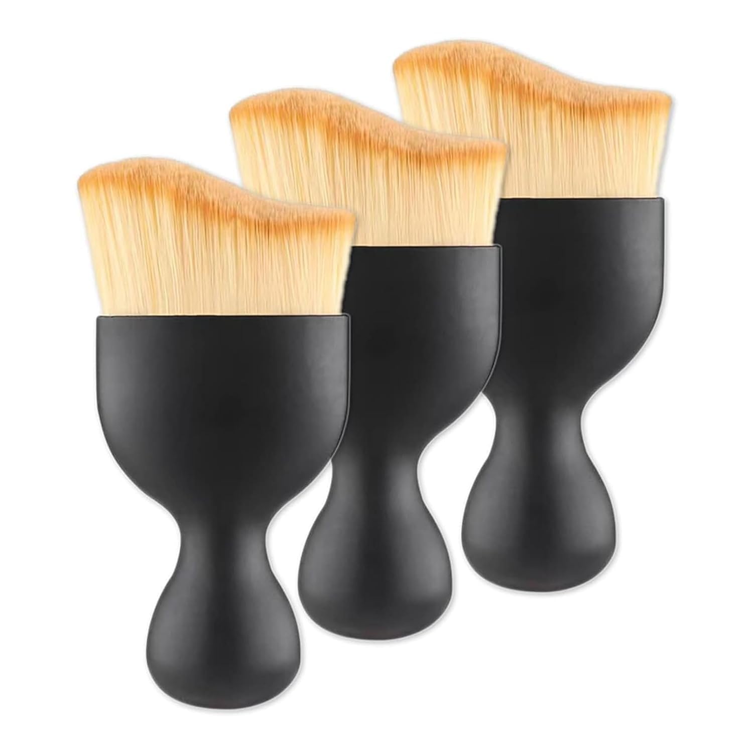 INNOSUPPS  3PCS Car Interior Cleaning Tool, Car Cleaning Brush Interior Dust Collectors,Car Interior Cleaning Tool Brush, Dust B