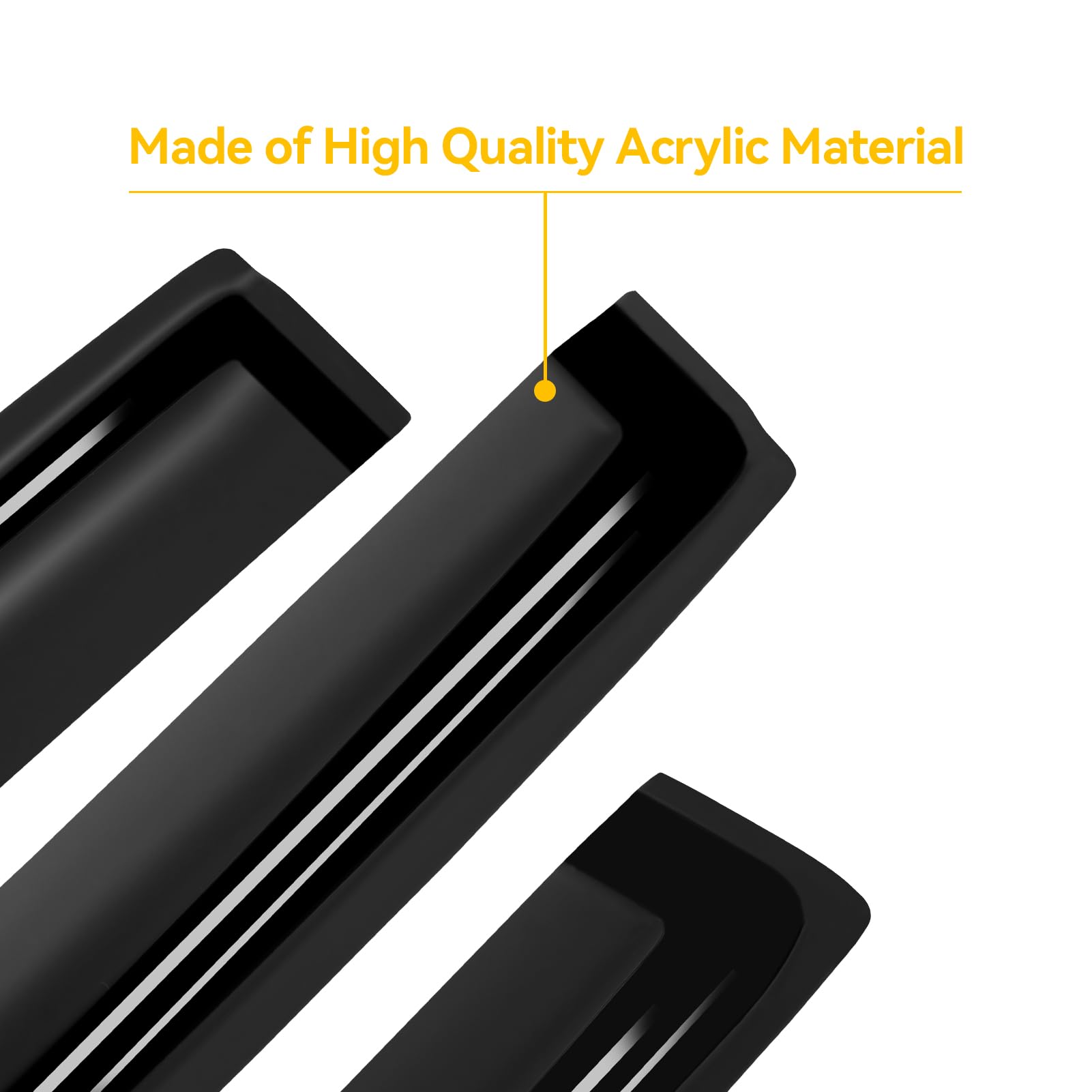 Cxdar Window Rain Guards Visors For 2007-2014 Ford Edge, Out-Channel Window Vent Wind Shades Deflectors Shield For 07-15 Lincoln