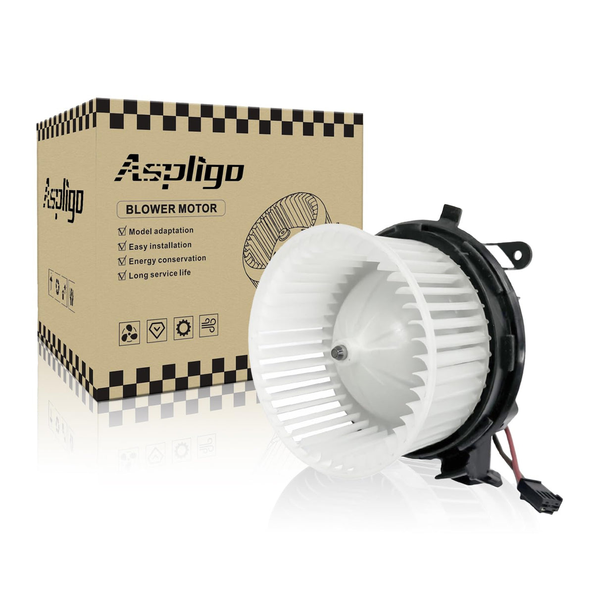 Aspligo 700277 Ac Heater Blower Motor Front Fit For Mercedes-Benz C250 C300 C350 C63 Amg Cls400 Cls550 Cls63 Amg E250 E300 E350
