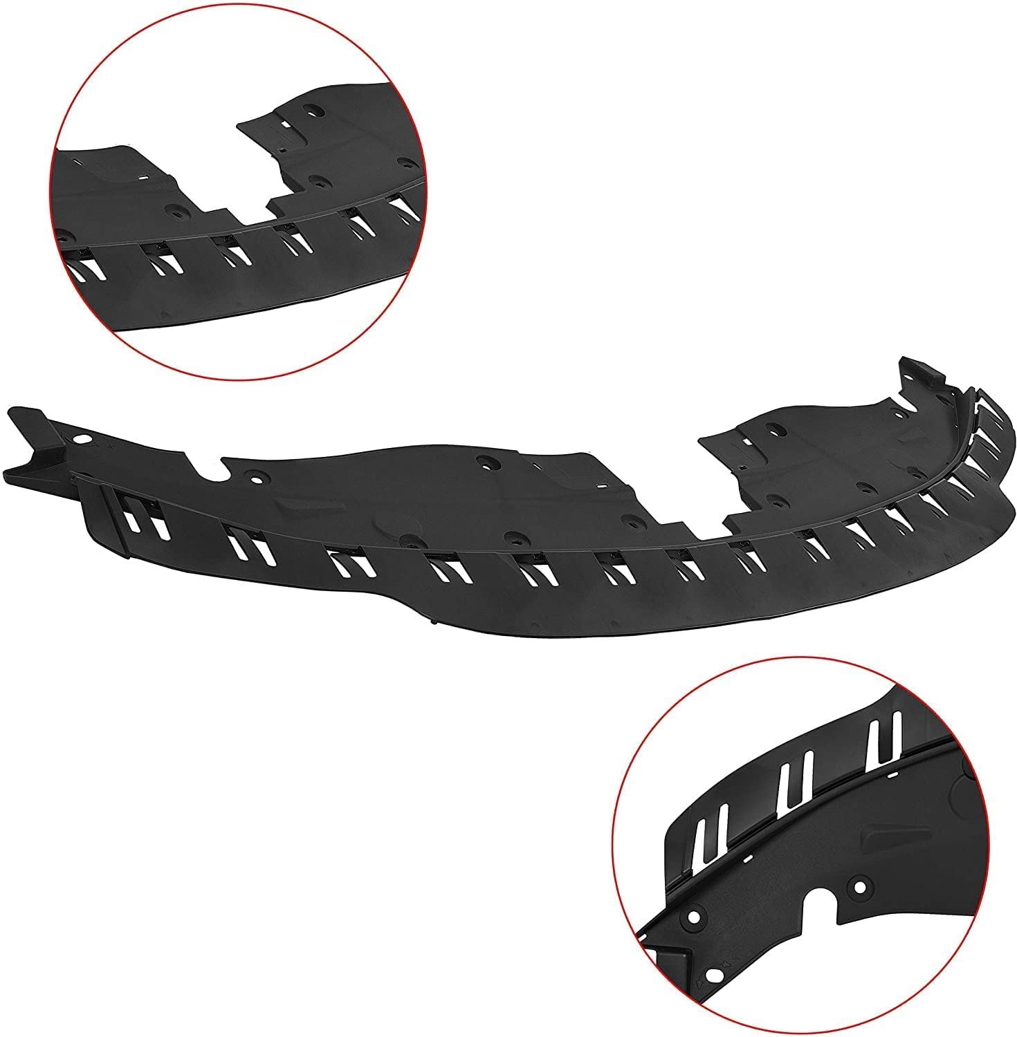 HECASA Radiator Support Cover Compatible with 2015-2023 Dodge Charger Replacement for CH1224101 68226530AE