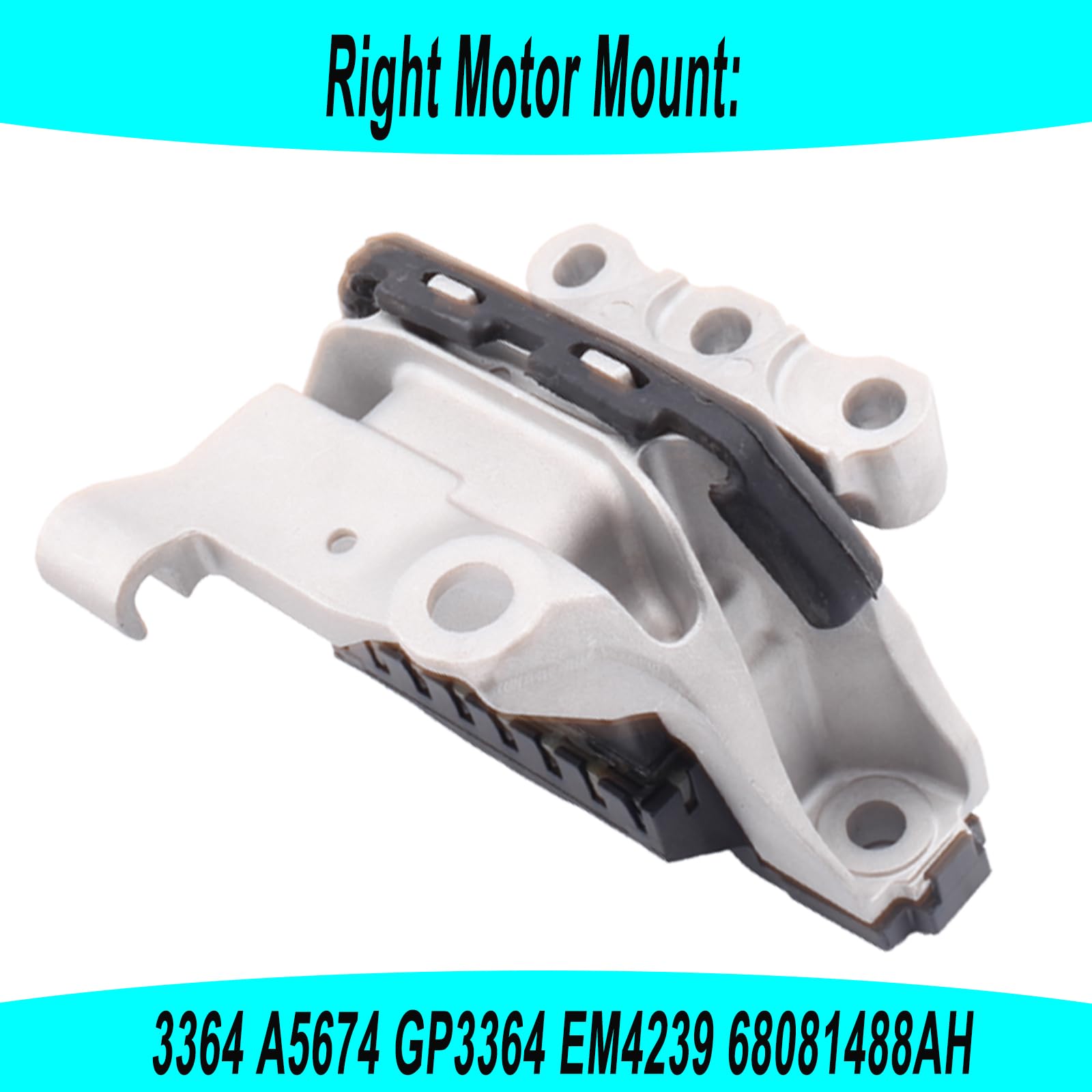 sherxibo Engine Motor Mount & Trans Mount Set for 2013-2016 Dodge Dart 2.0L 2.4L Replacement 3364 3338 3385 A