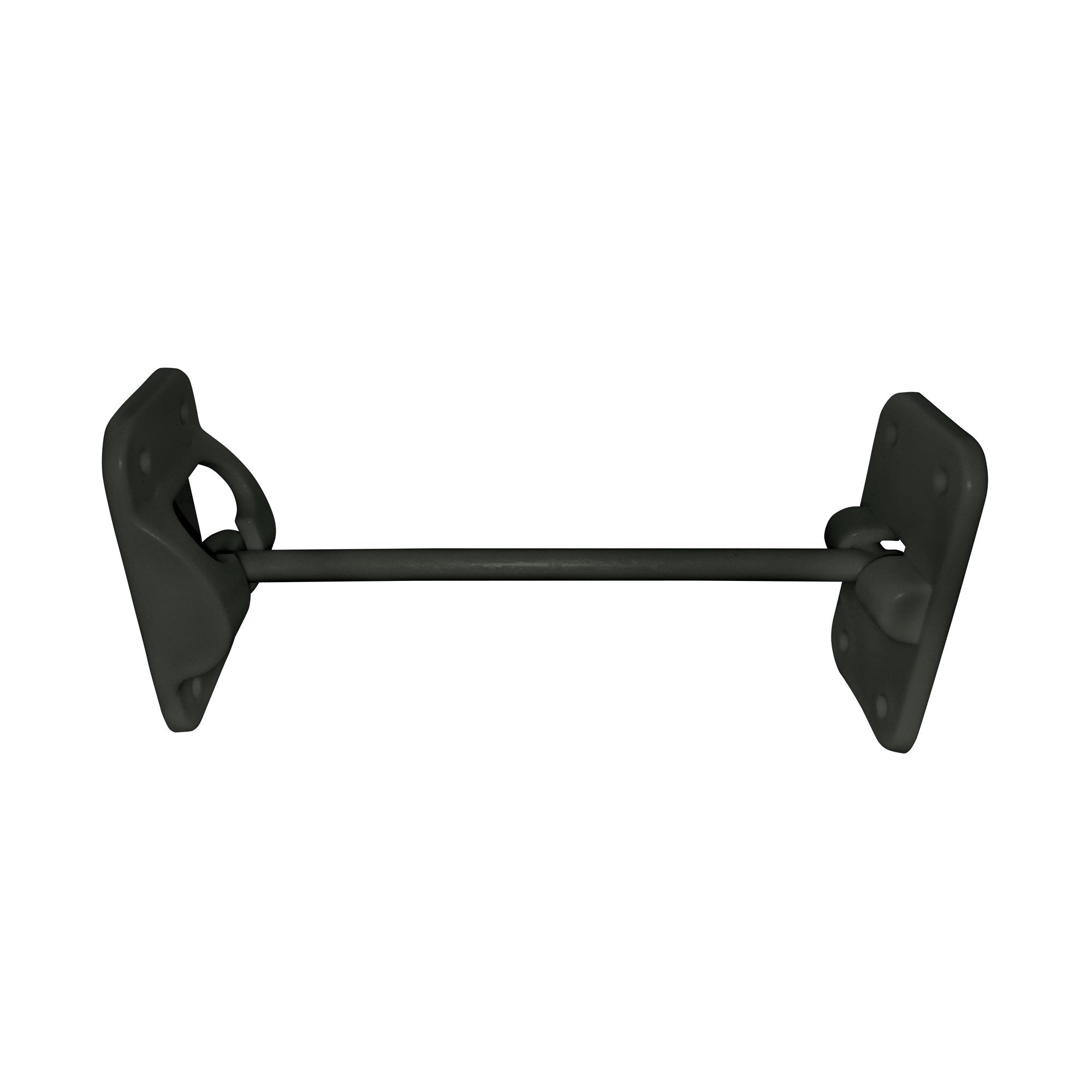 Camp'N T-Style 6 Door Latch-Holder-Catch With Hardware For Rv, Trailer, Camper, Motor Home, Cargo Trailer - Oem Replacement (Black 2-Piece)
