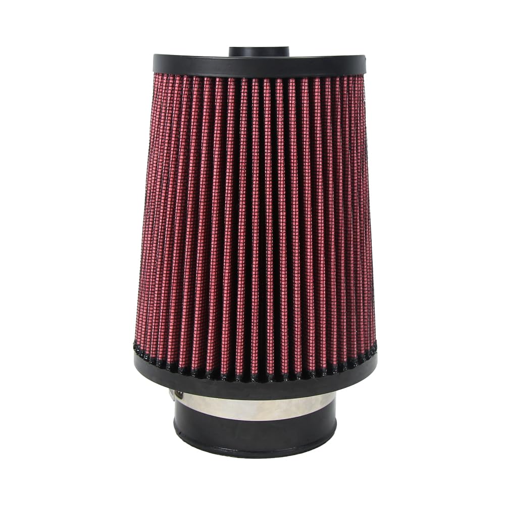 2.75 Inch 70 Mm Inlet Cold Air Intake Filter Cone Replacement Quality Dry Air Filter Red