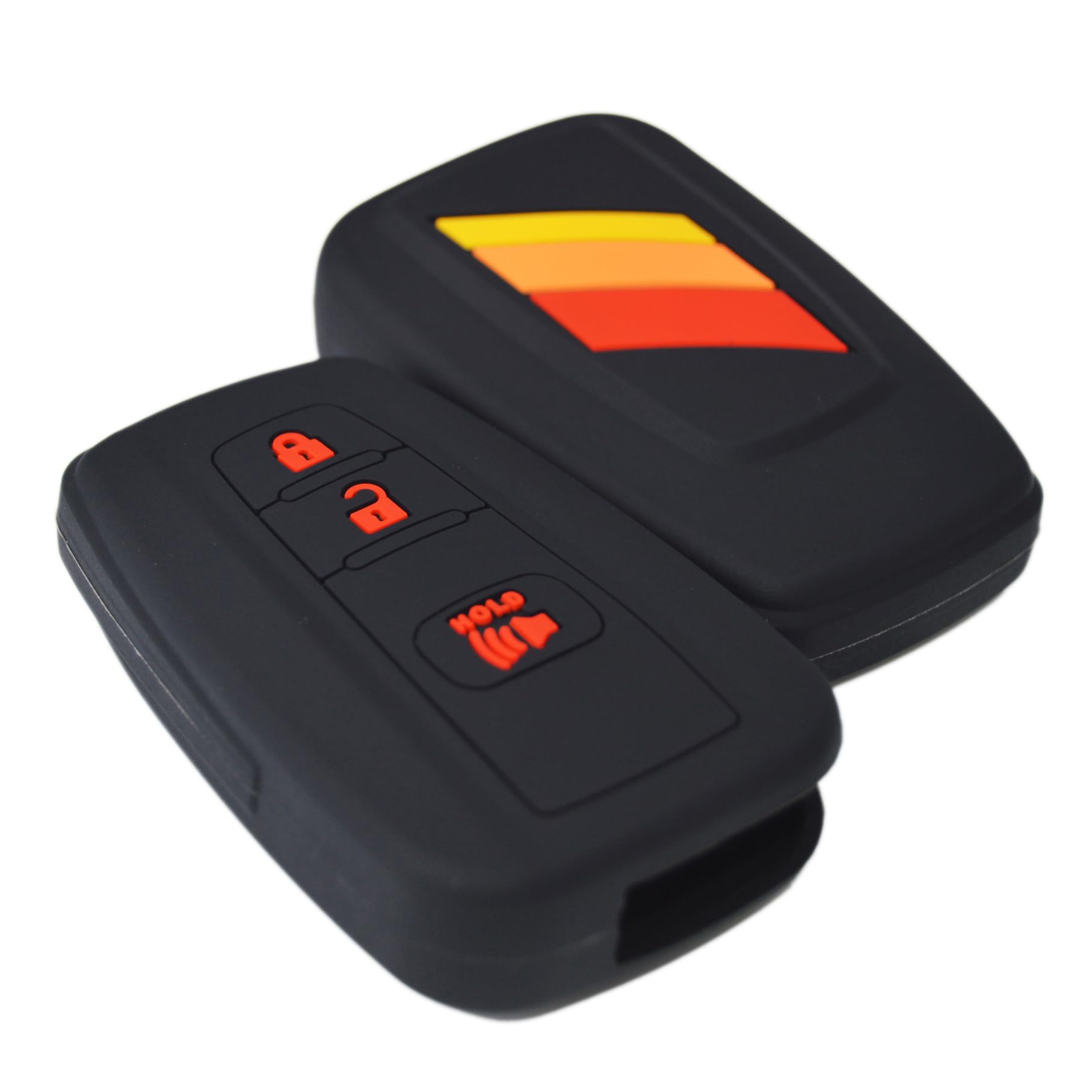 Sport Racing Stripes Key Fob Cover for Toyota TRD 4Runner Corolla GR RAV4 Highlander CHR RAV4 Camry Prius Prado Highlander Prime