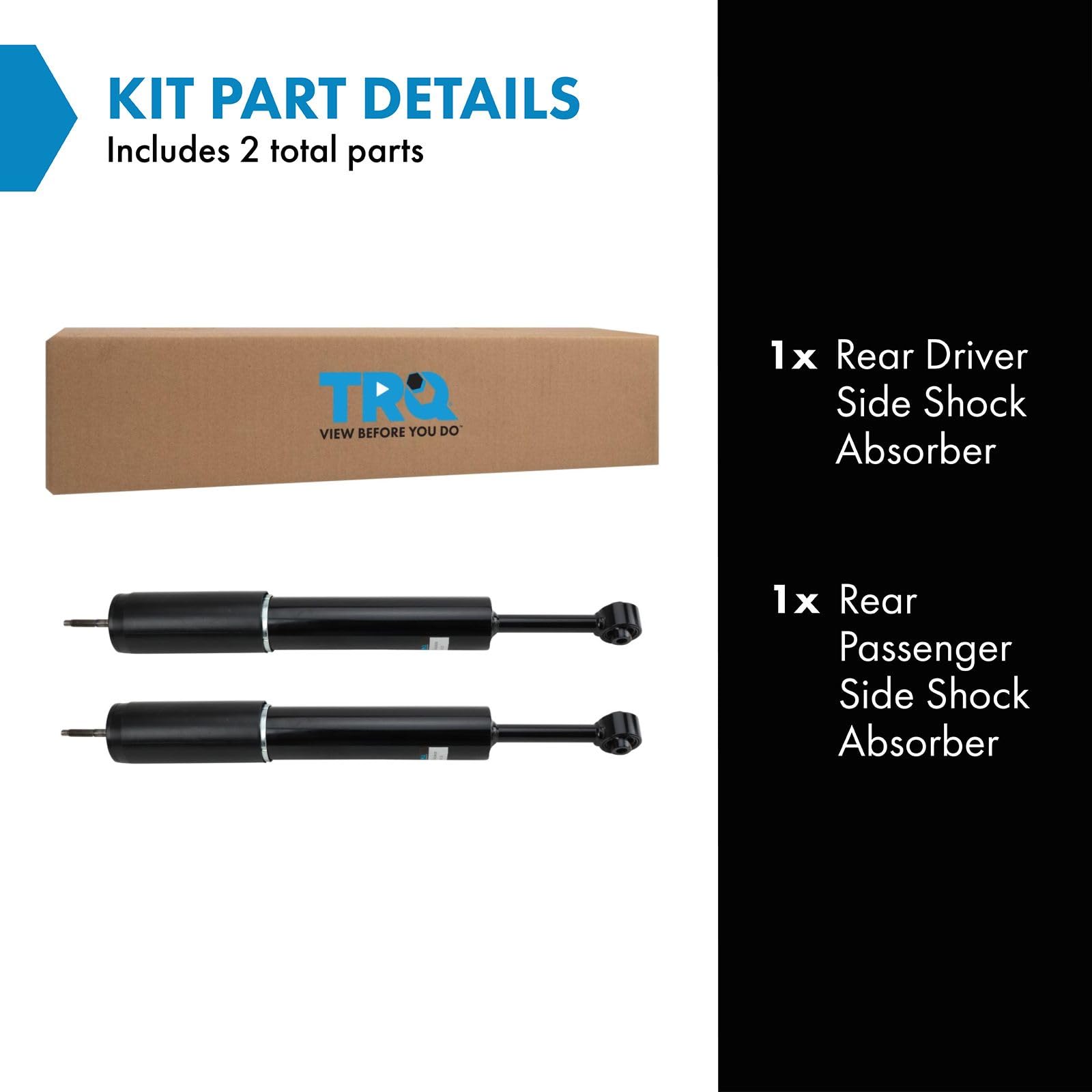 Trq Rear Shock Absorber Set Compatible With 2005-2010 Chrysler 300 2006-2023 Dodge Charger 2005-2008 Magnum