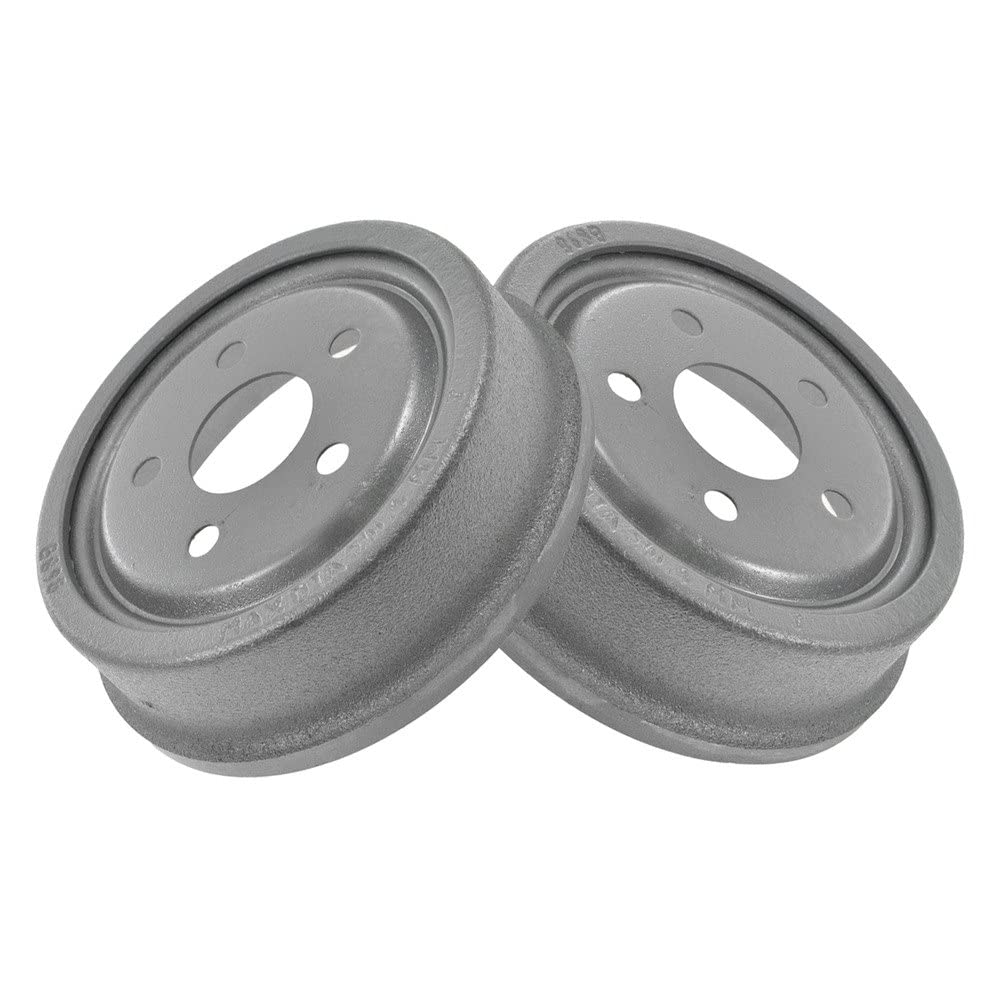Trq Rear Brake Drum Pair Lh Driver & Rh Passenger Compatible With Buick Chevy Pontiac