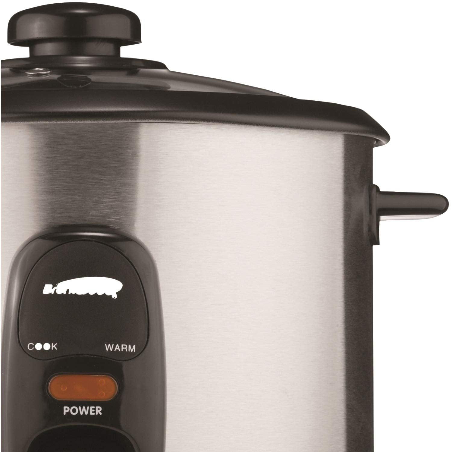Brentwood Rice Cooker, 8-Cup, Stainless Steel,Ts-15,2