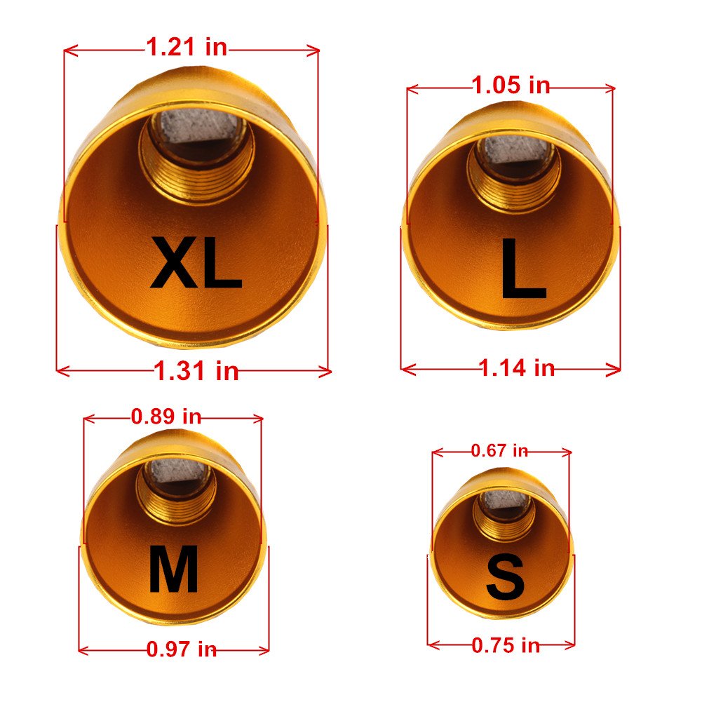 Dewhel Universal Aluminum Turbo Sound Exhaust Muffler Pipe Whistle Car Blow Off Valve Bov Tip Simulator Whistler (Xl-Black)