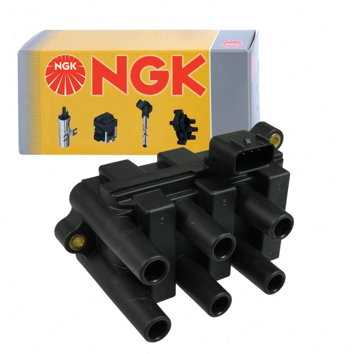 NGK Ignition Coil compatible with Ford F-150 4.2L V6 2001-2008