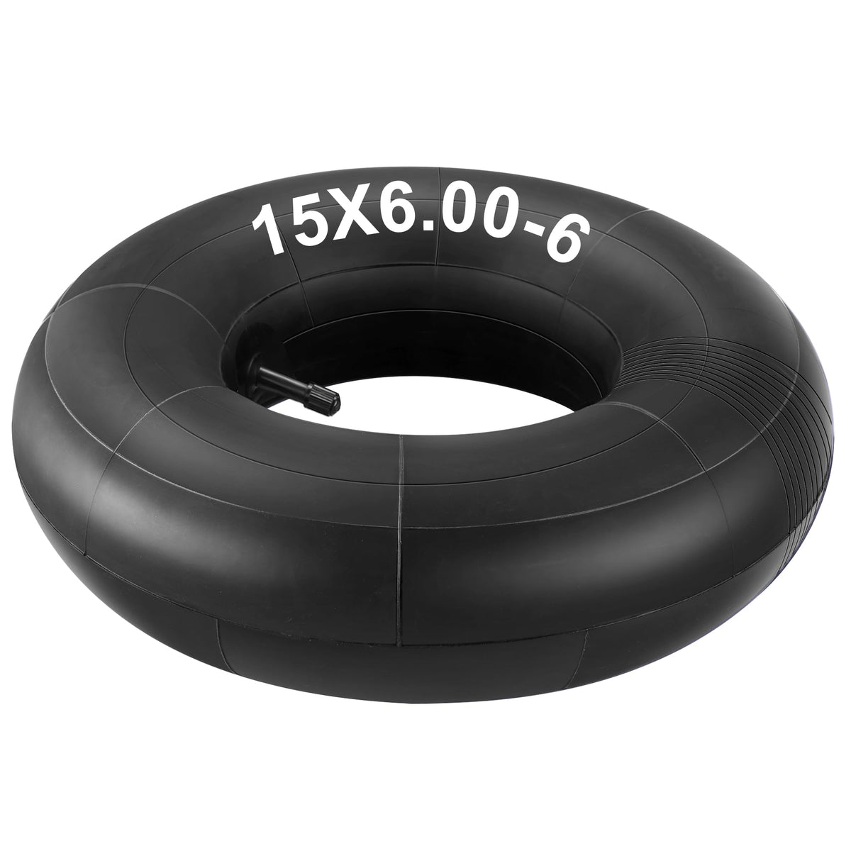 Lotfancy 15X6.00-6 Inner Tube For Lawn Mower, Snow Blower, Riding Mowers, Atvs, Go-Karts, Golf Carts - Heavy-Duty Replacement Inner Tube With Tr-13 Straight Stem Valve