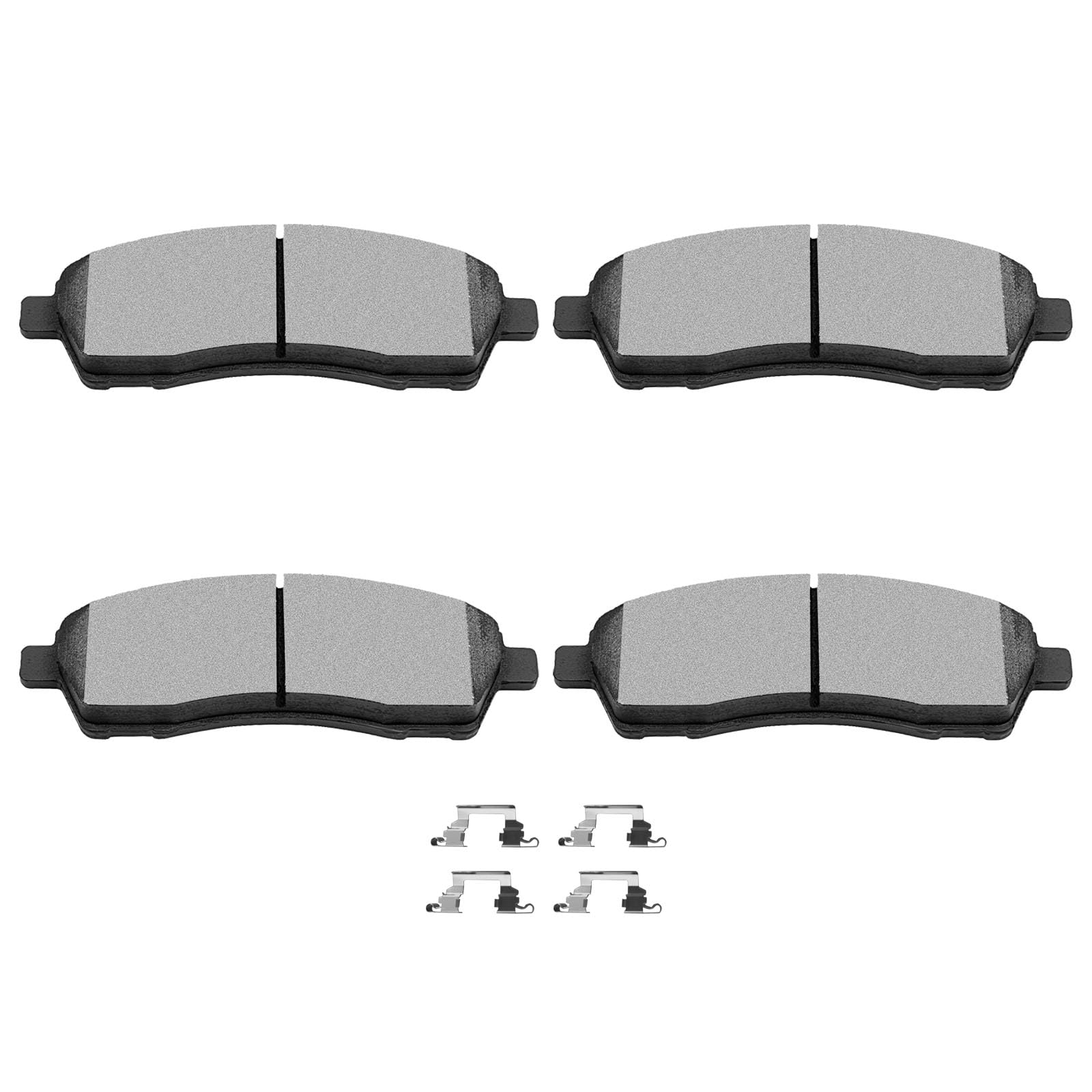 Scitoo D757 Rear Semi-Metal Brake Pads Sets - Fit For Ford Excursion 2000-2005, F-250 Super Duty 1999-2004, F-350 Super Duty 199
