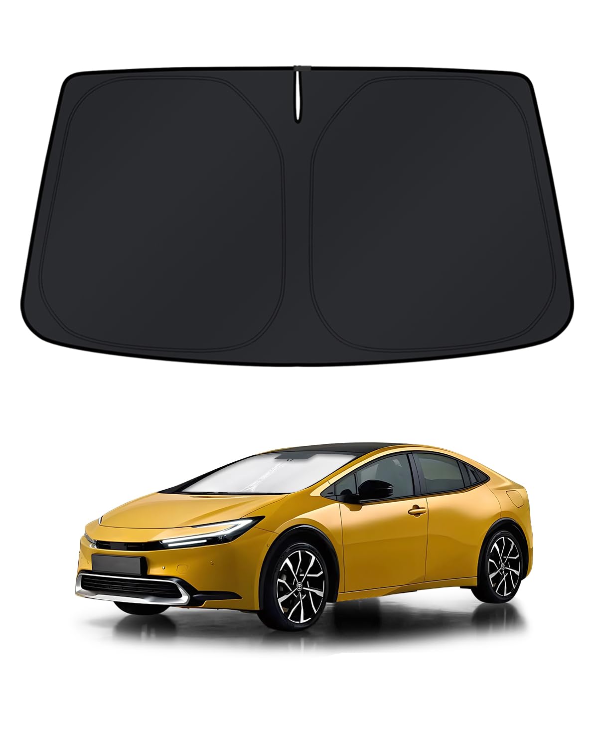 Kust Windshield Sun Shade For Toyota Prius 2023 2024 2025 Window Sunshade Sun Visor Protector Foldable Blocks Uv Rays Keep Your