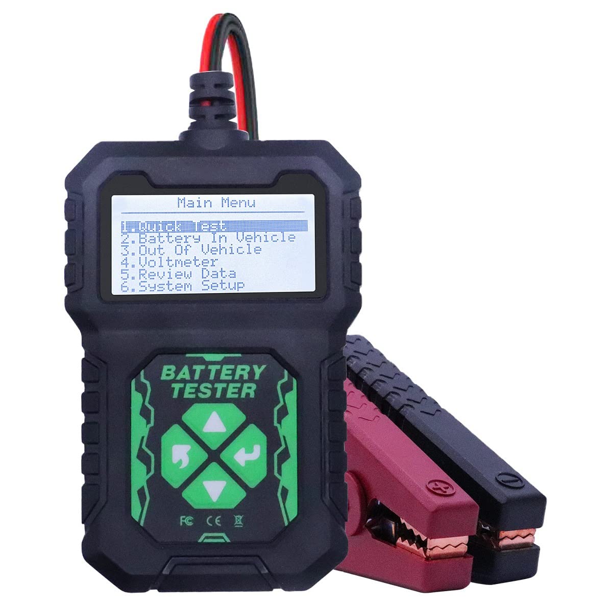 Cartman 12V Car Battery Tester, 100-2000 Cca Load Tester Automotive Alternator Tester Digital Auto Battery Analyzer Charging Cra