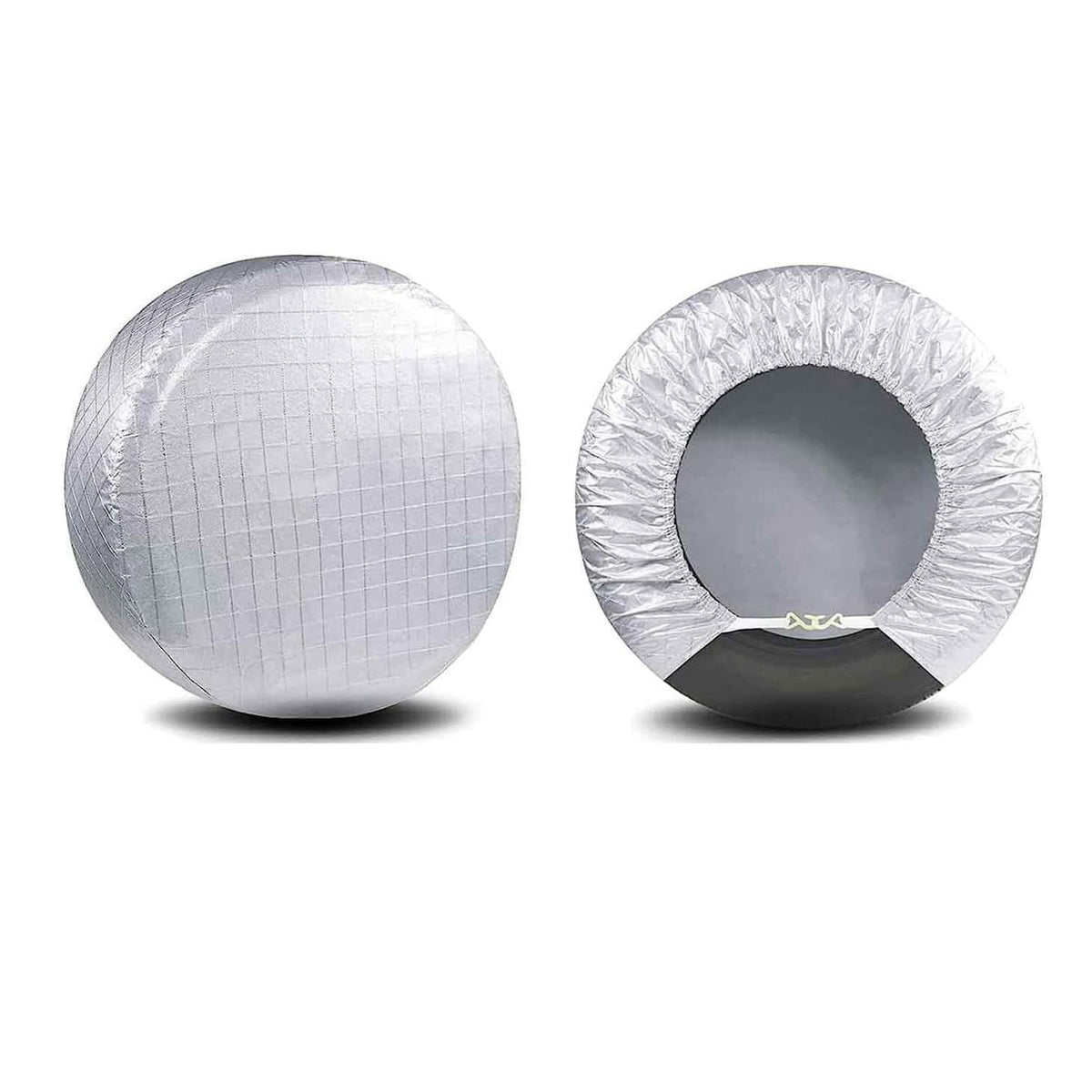 Amfor Tire Covers Set Of 2, Waterproof Anti-Uv Sun Snow Rain Tire Covers For Trailers, Rv, Camper, Suv, Truck, Fit 19-22 Inches