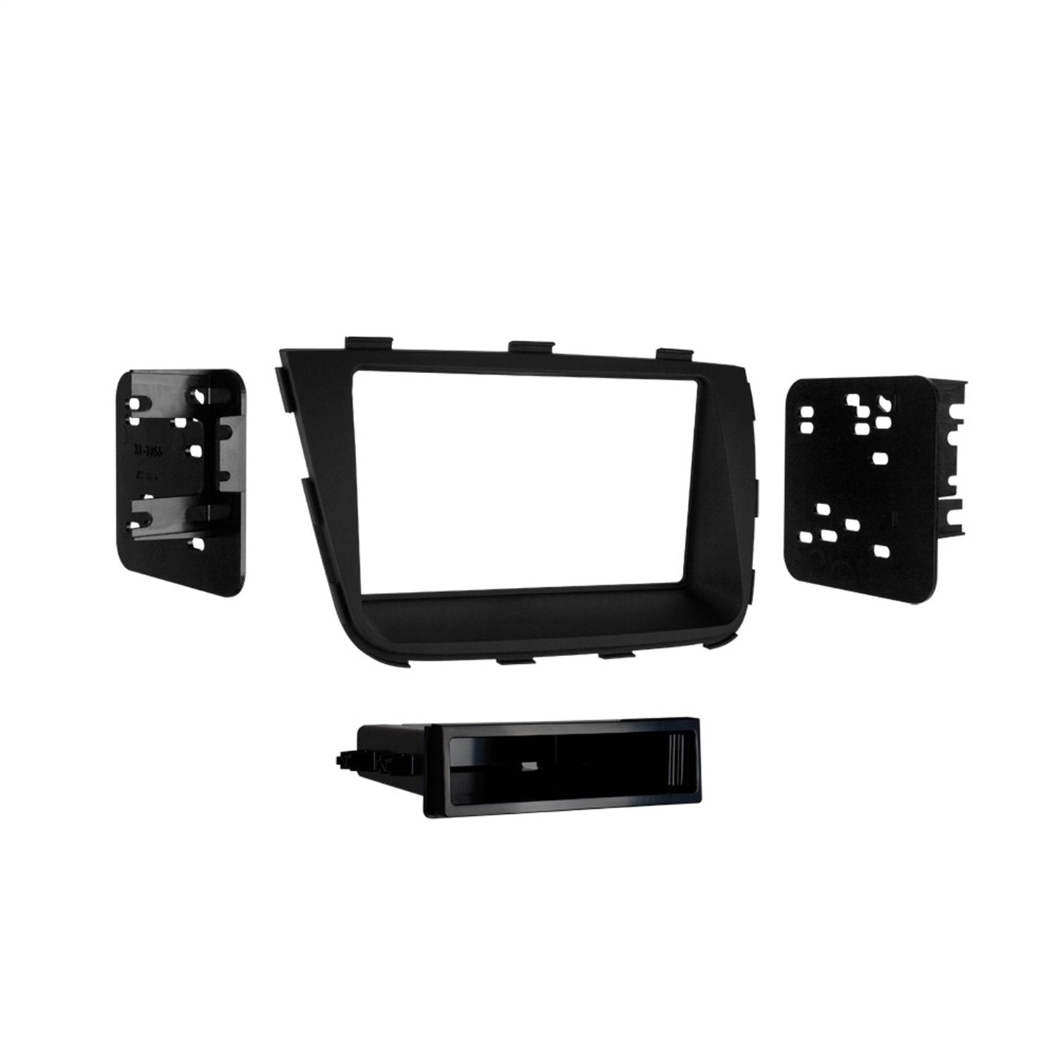 Metra 99-7355B Single And Double Din Car Stereo Installation Dash Kit For 2014 And Up Kia Sorento (Black)