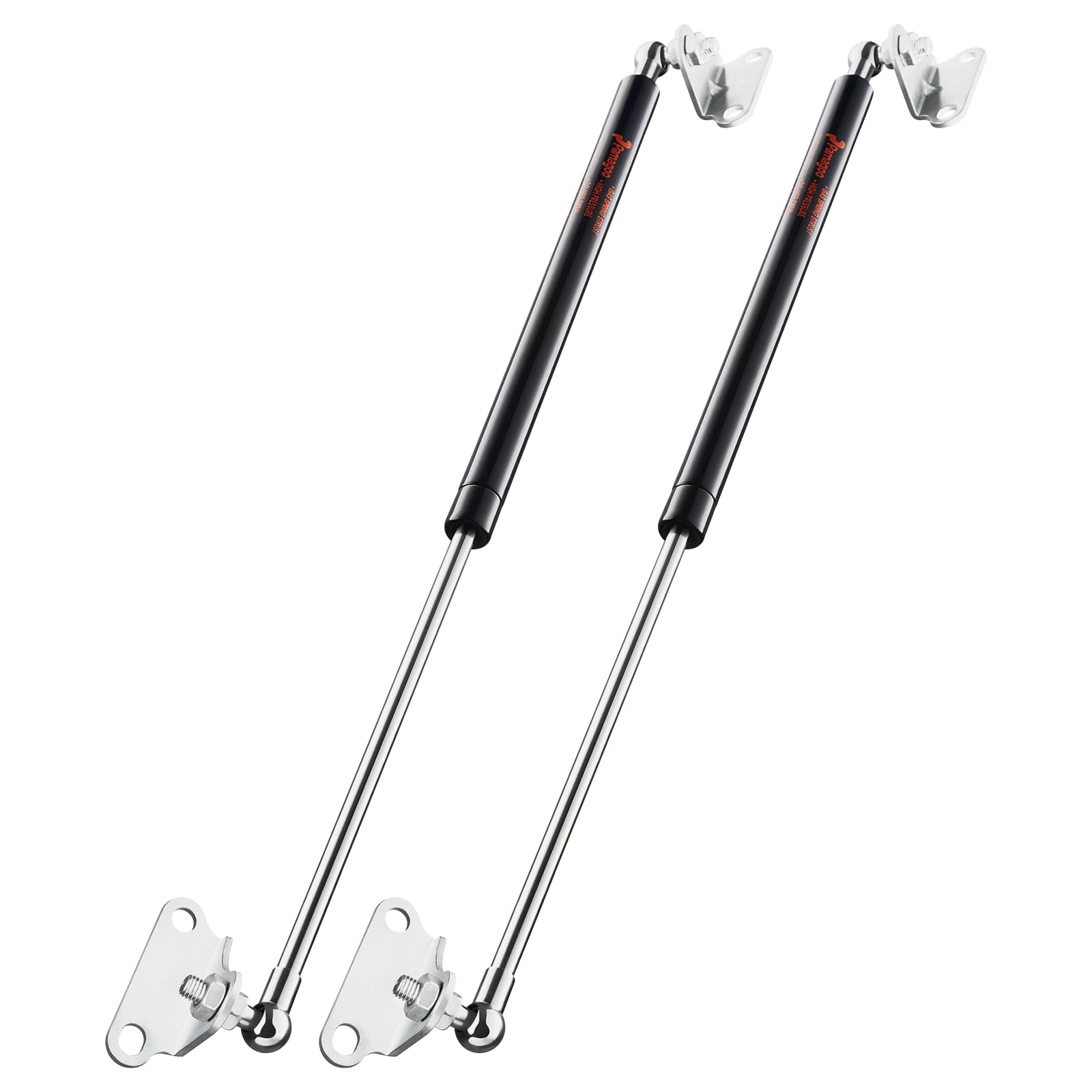 Pamagoo 28 Inch 180 Lbs 801 N Gas Struts, 2Pcs Heavy Duty Lid Shocks, 28'' Springs With Mounting Brackets For Rv Bed Door Floor