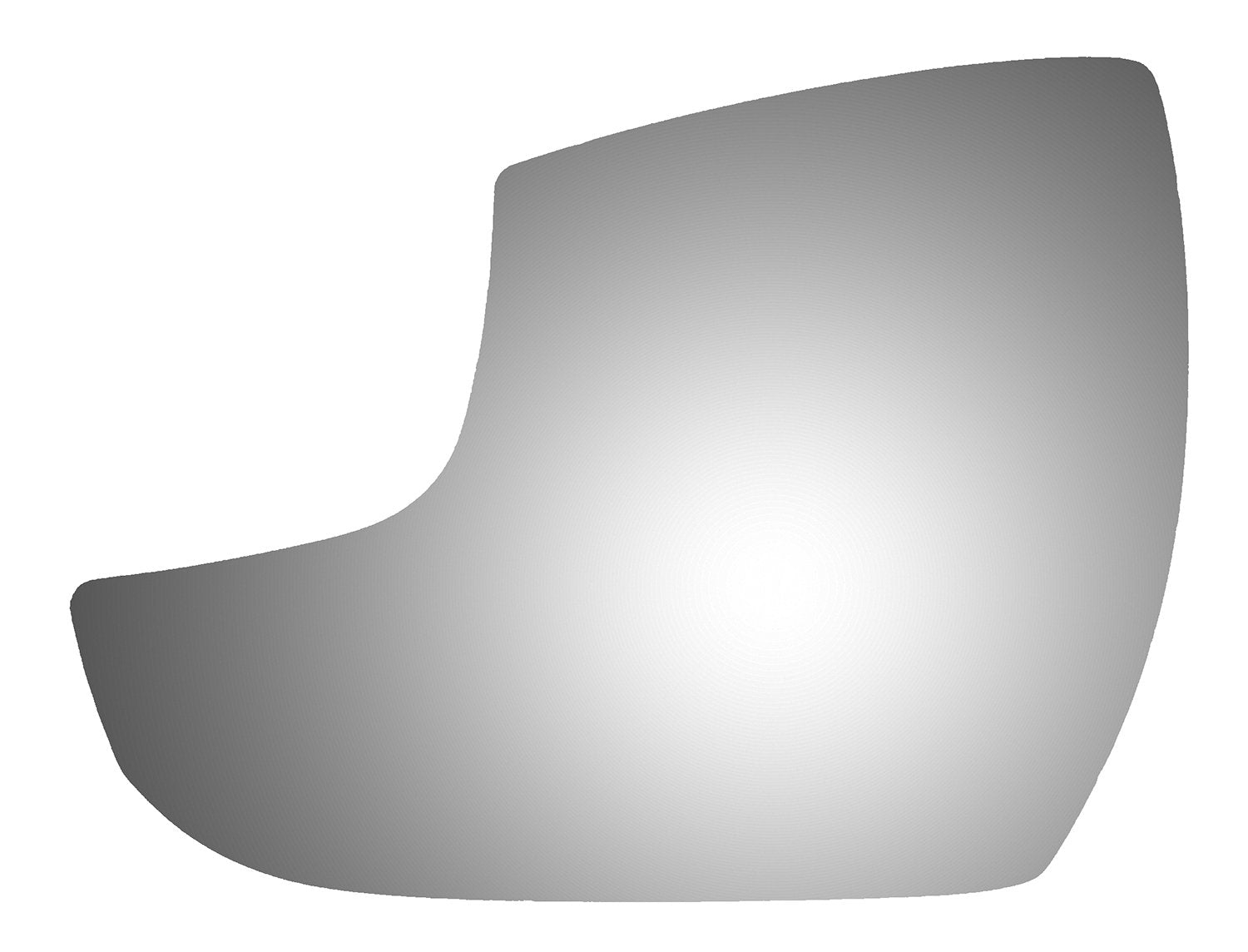 Burco 4711 Driver Side Replacement Mirror Glass for 20162017 Hyundai Tucson