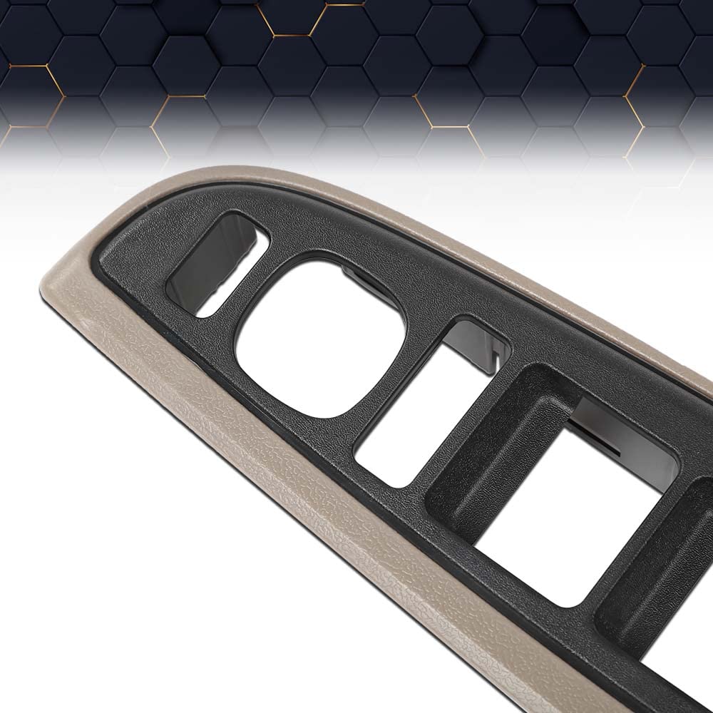 Pit66 Window Switch Trim Bezel Set Compatible With 2003 2004 2005 2006 2007 Chevy Silverado Sierra 1500 2500 3500 89045129 Left