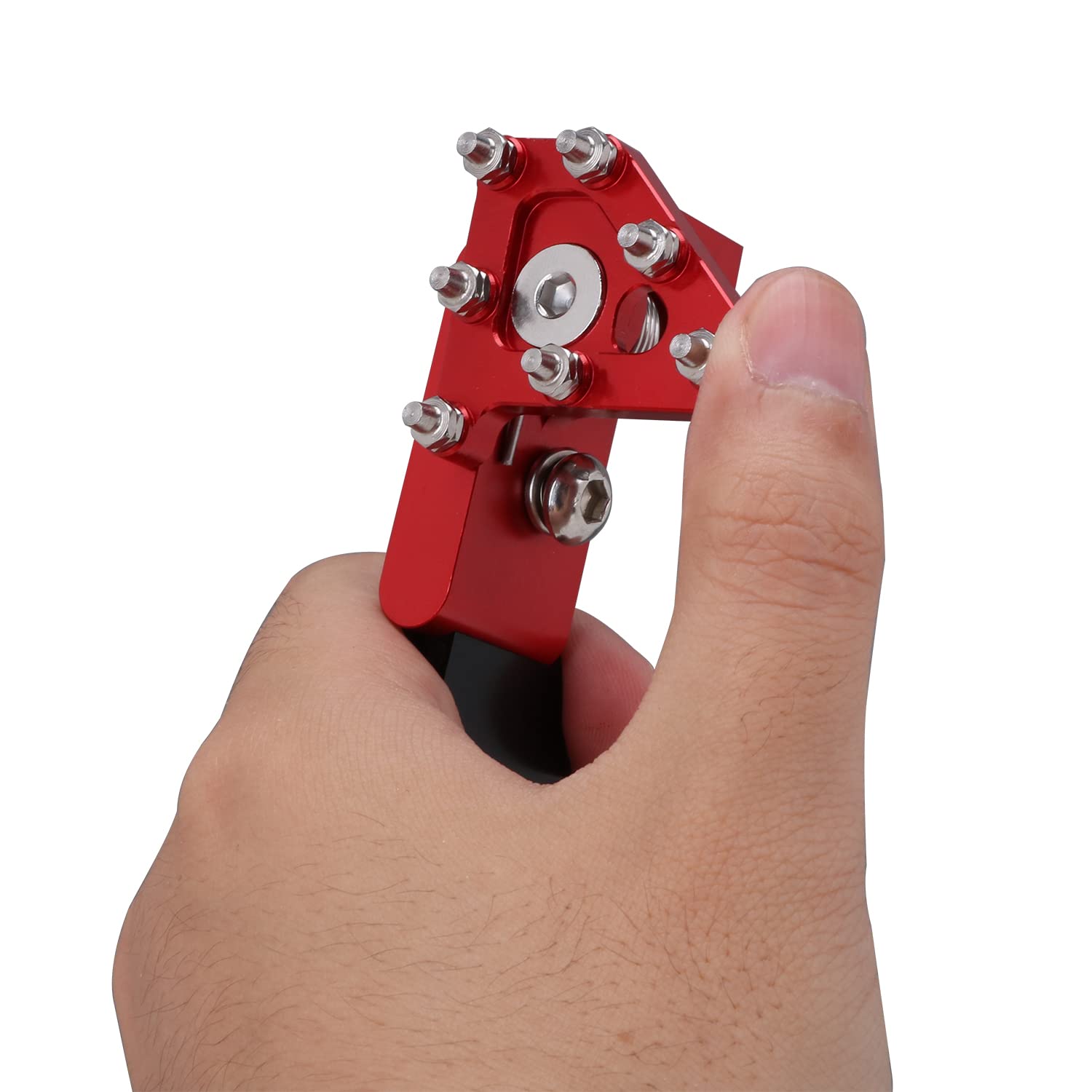 Jfg Racing Motorcycle Folding Rear Brake Foot Pedal Lever Cnc For Crf110 F 2013-2022 Red Oem 46500-Kyk-305