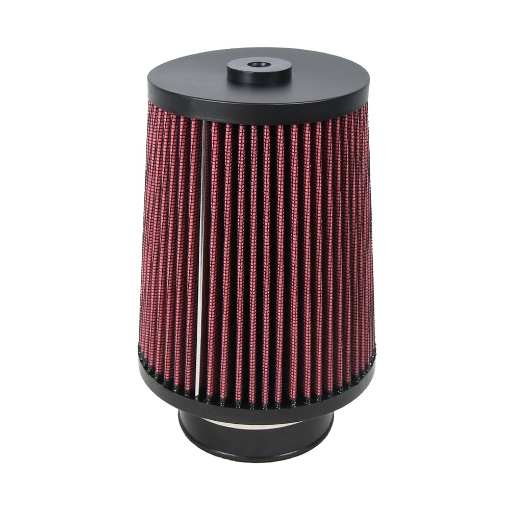 2.75 Inch 70 Mm Inlet Cold Air Intake Filter Cone Replacement Quality Dry Air Filter Red