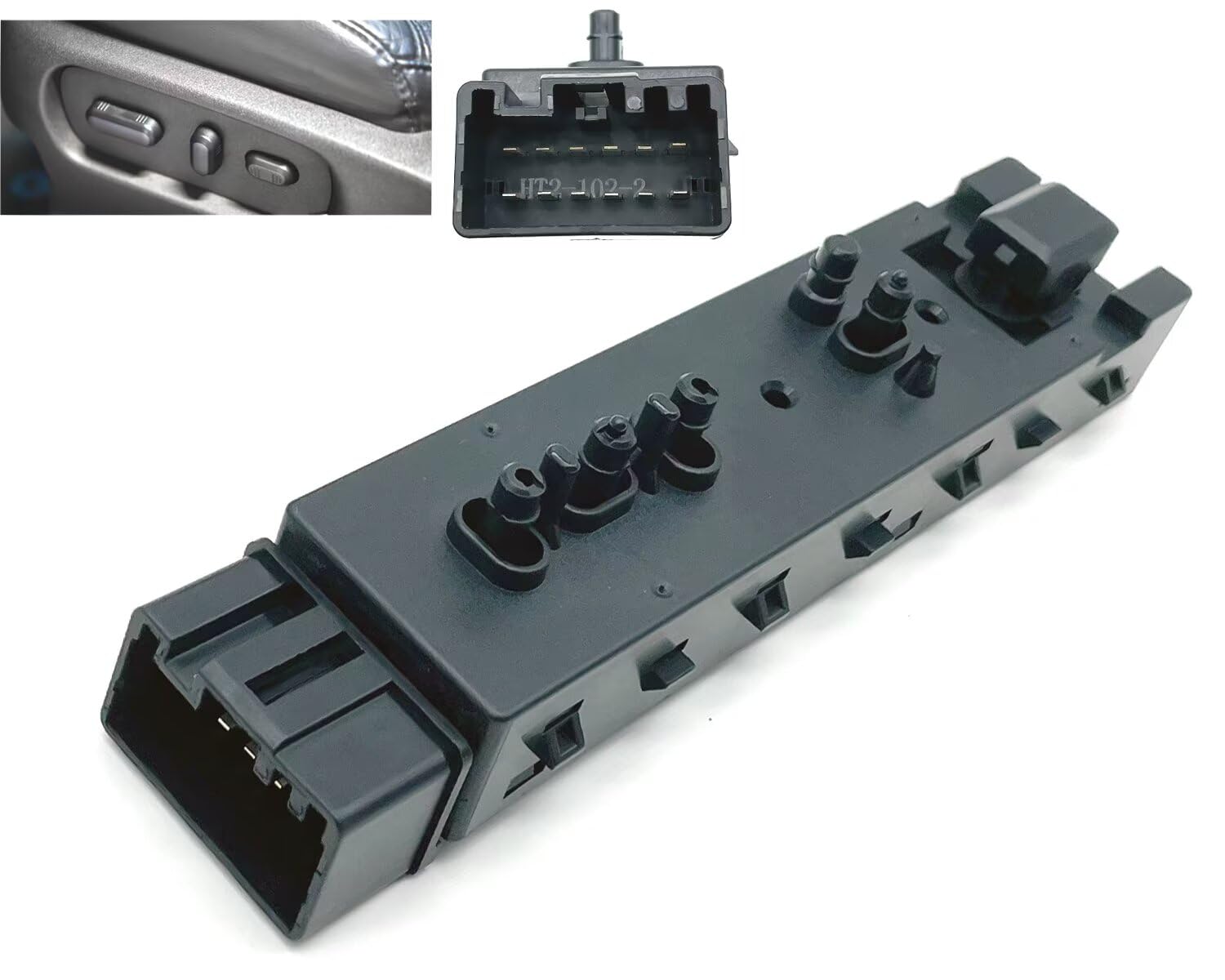 Front Passenger Side Electric Power Seat Adjustment Control Switch Compatible With Ford F150 F250 F350 Explorer Expedition 2006-