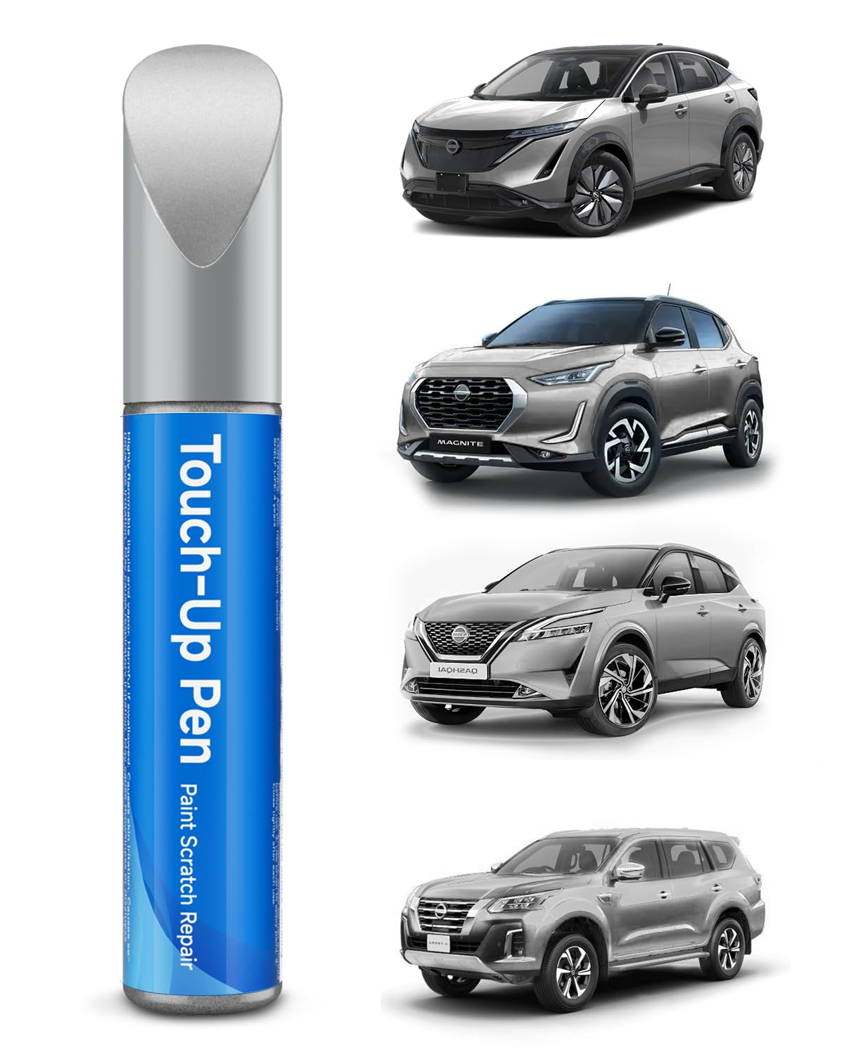 K23 Brilliant Silver Metallic Touch Up Paint Compatible with Nissan Exact Match Touch Up Paint Car Scratch Repair