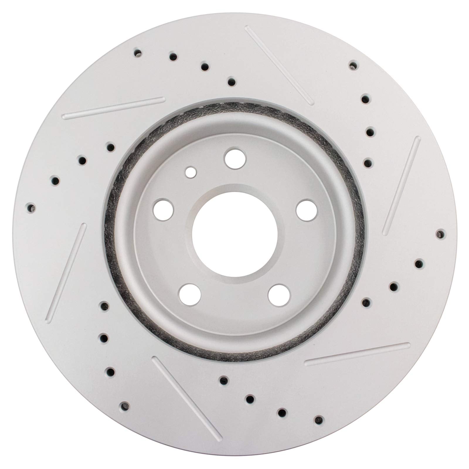 Trq Front Performance Brake Rotor Drilled Slotted Pair Set For 9-5 / Allure/Camaro/Equinox/Impala/Lacrosse/Malibu/Malibu Limited