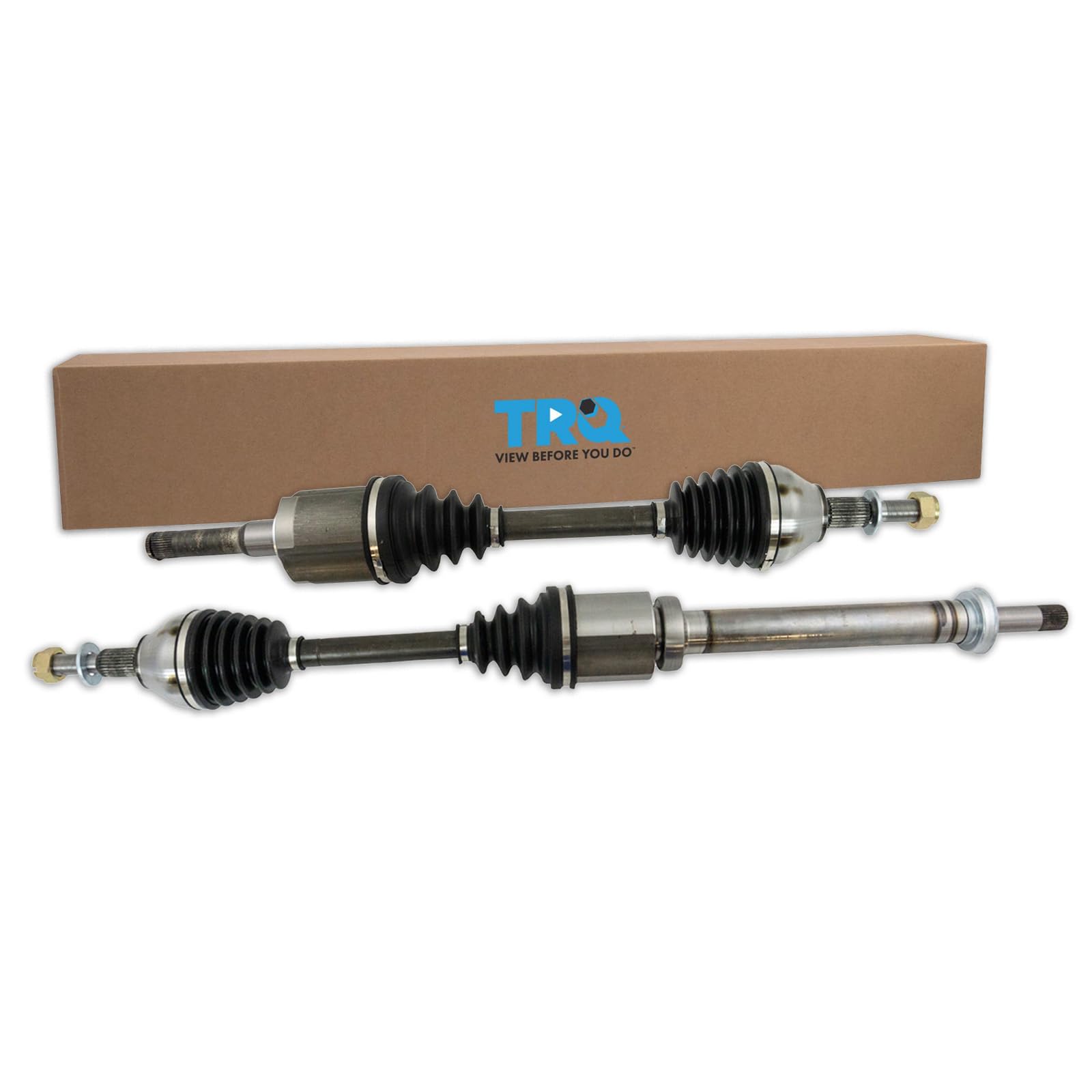 Trq Front Cv Axle Shaft Assembly Set Compatible With 2013-2016 Ford Fusion Lincoln Mkz