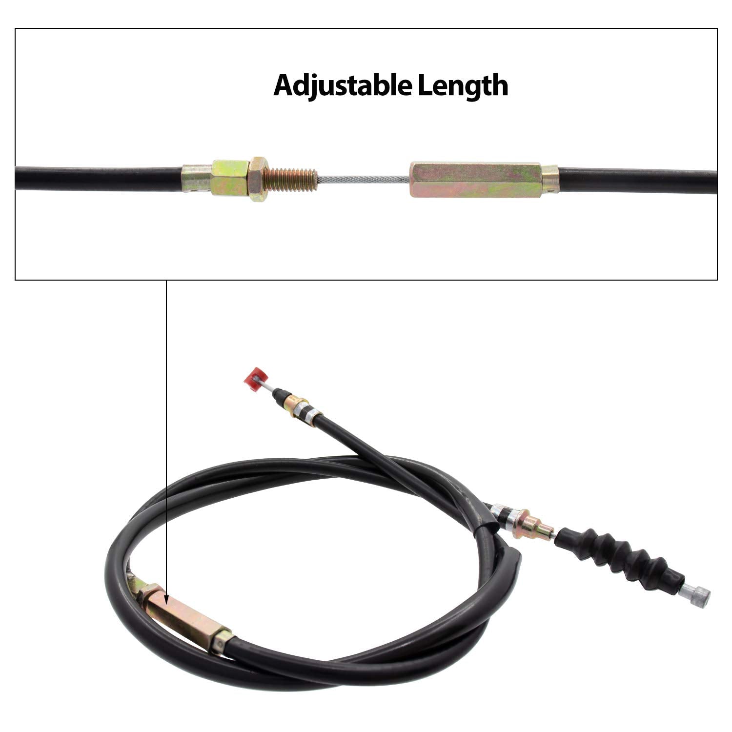 1Pz Hb2-X02 7/8'' Handlebar Left Clutch Lever Clutch Cable Adjuster Replacement For Ssr 50Cc 70Cc 90Cc 110Cc 125Cc 150Cc Apollo Rfz Dbx18 Taotao Db17 Db27 Coolster M-125 Baja Chinese Pit Dirt Bike