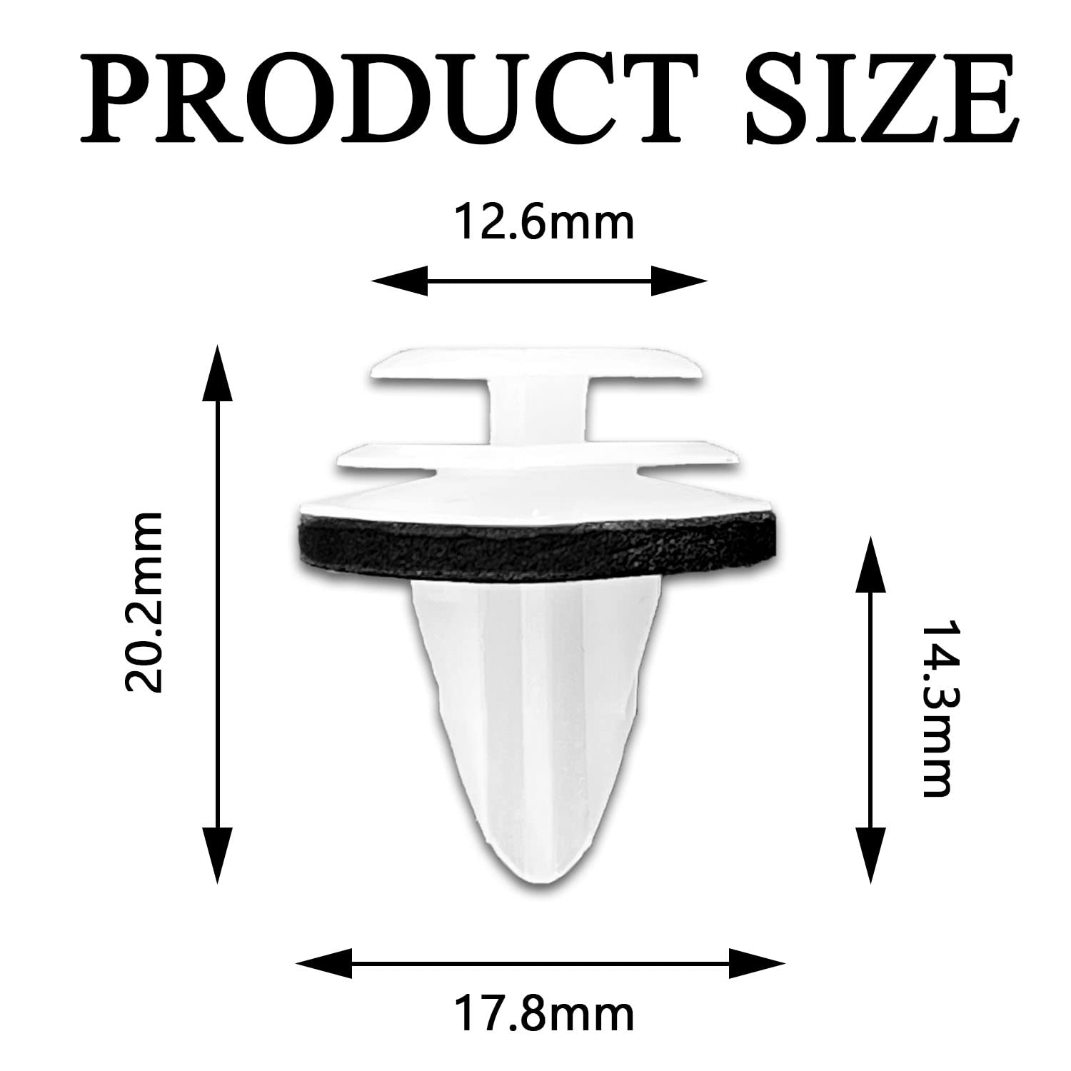 Gistilli 50PCS Door Trim Panel Retainers Clips Compatible with Toyota Camry Tacoma Tundra Sienna Corolla RAV4 Lexus ES350 GX470