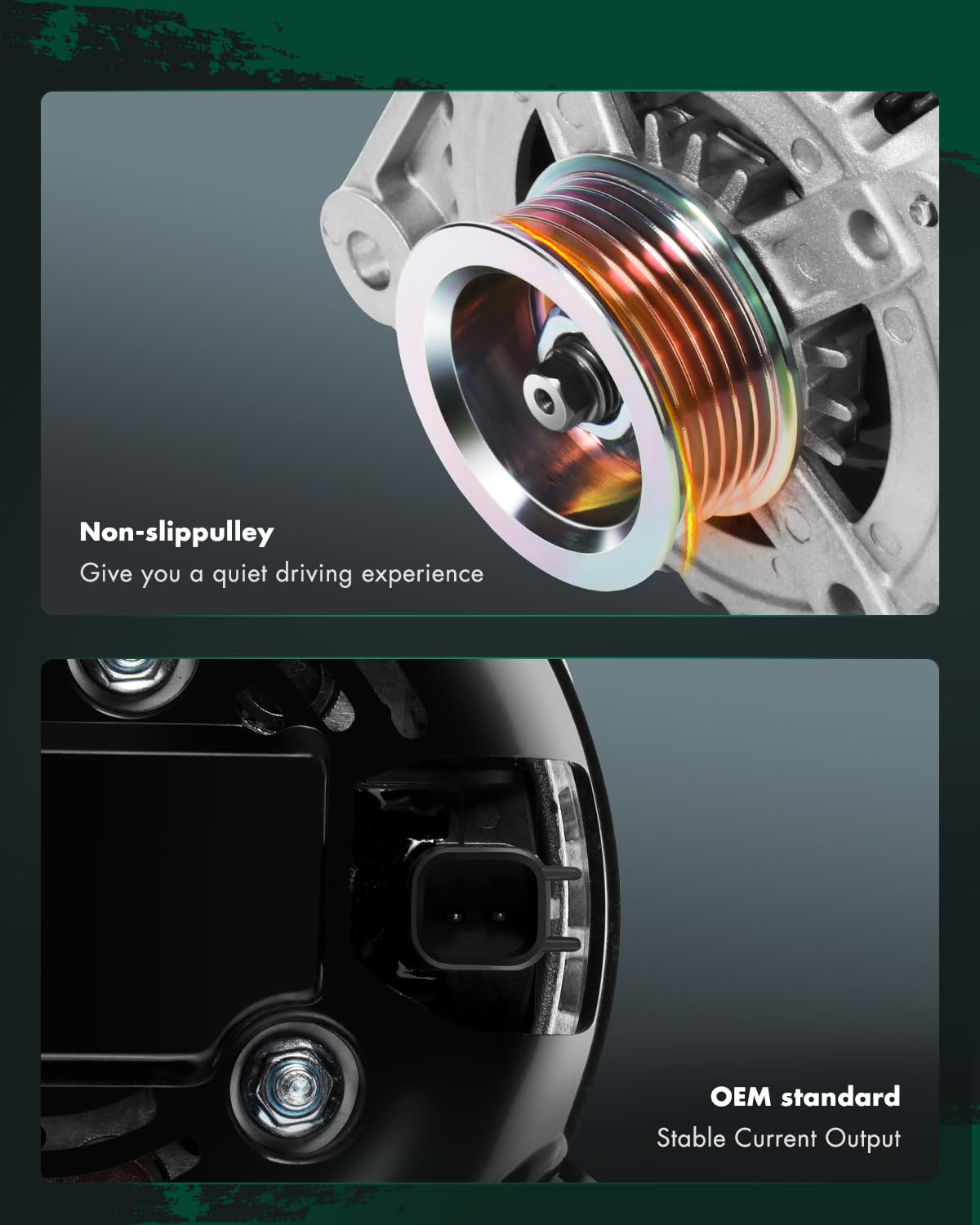 SCITOO Alternator Fit for Jeep Liberty 2010-2012 & for Dodge for Nitro 2011, 3.7L - 12V 140Amp CW S6 Pulley Class, Replace OE 11