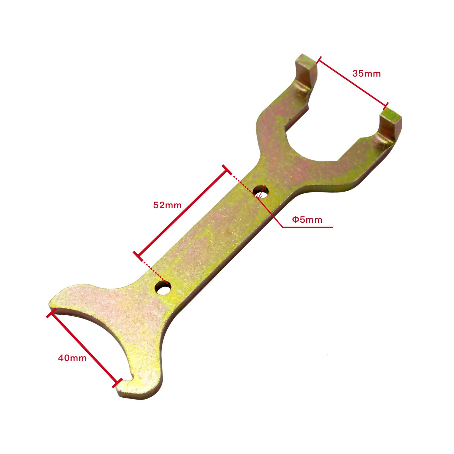 Rear Shock Spanner Wrench Adjustment Tool Fit for Harley Sportster 1984-2015 Touring Softail Dyna