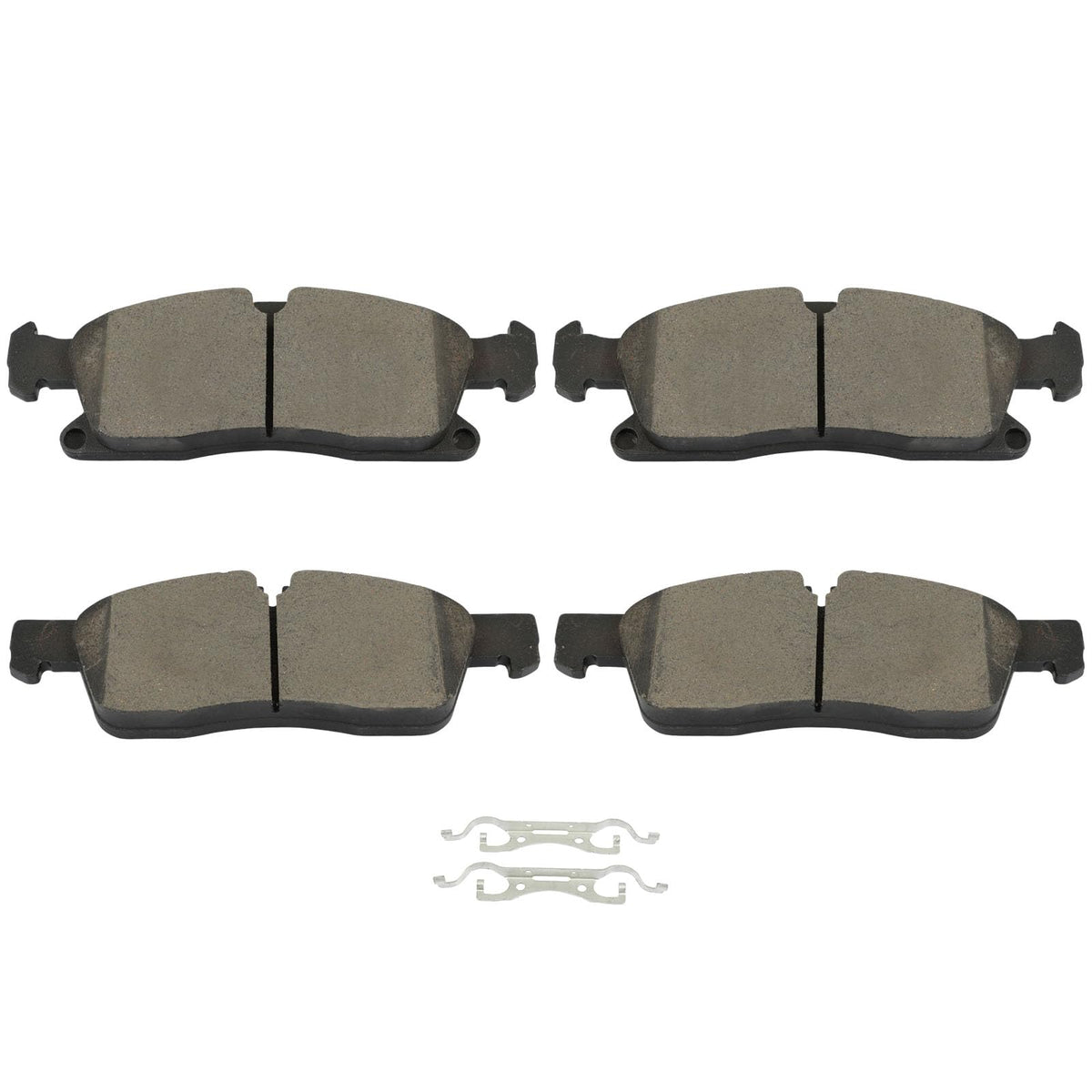 Scitoo D1629 Ceramic Brake Pads Sets Front W/Hardware Replacement For Dodge 2017 2018 2019 2020,For Jeep 2017 2018 2019 2020,For