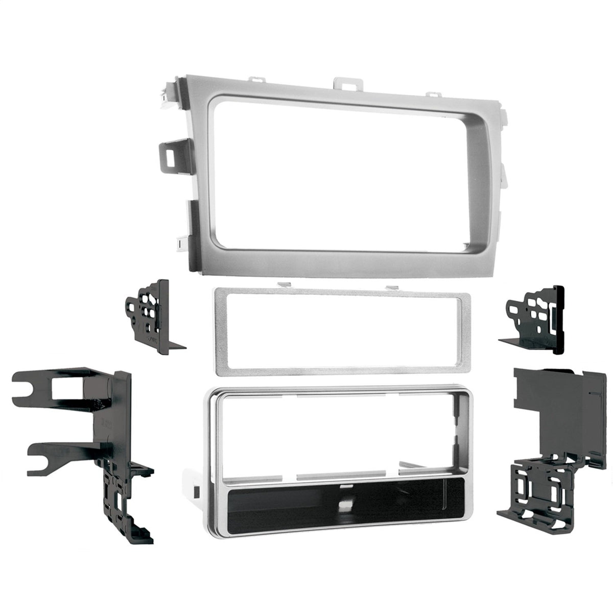 Metra 99-8223 Single DIN Installation Dash Kit for 2009 Toyota Corolla (Silver)