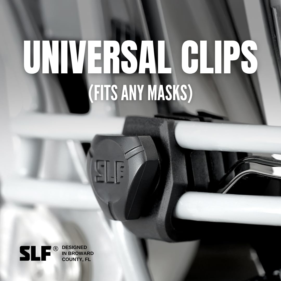 Sleefs Football Helmet Visor [Black Clear] - Tinted Professional Football Visor/Shield - Fits Youth & Adult Helmets - Includes V